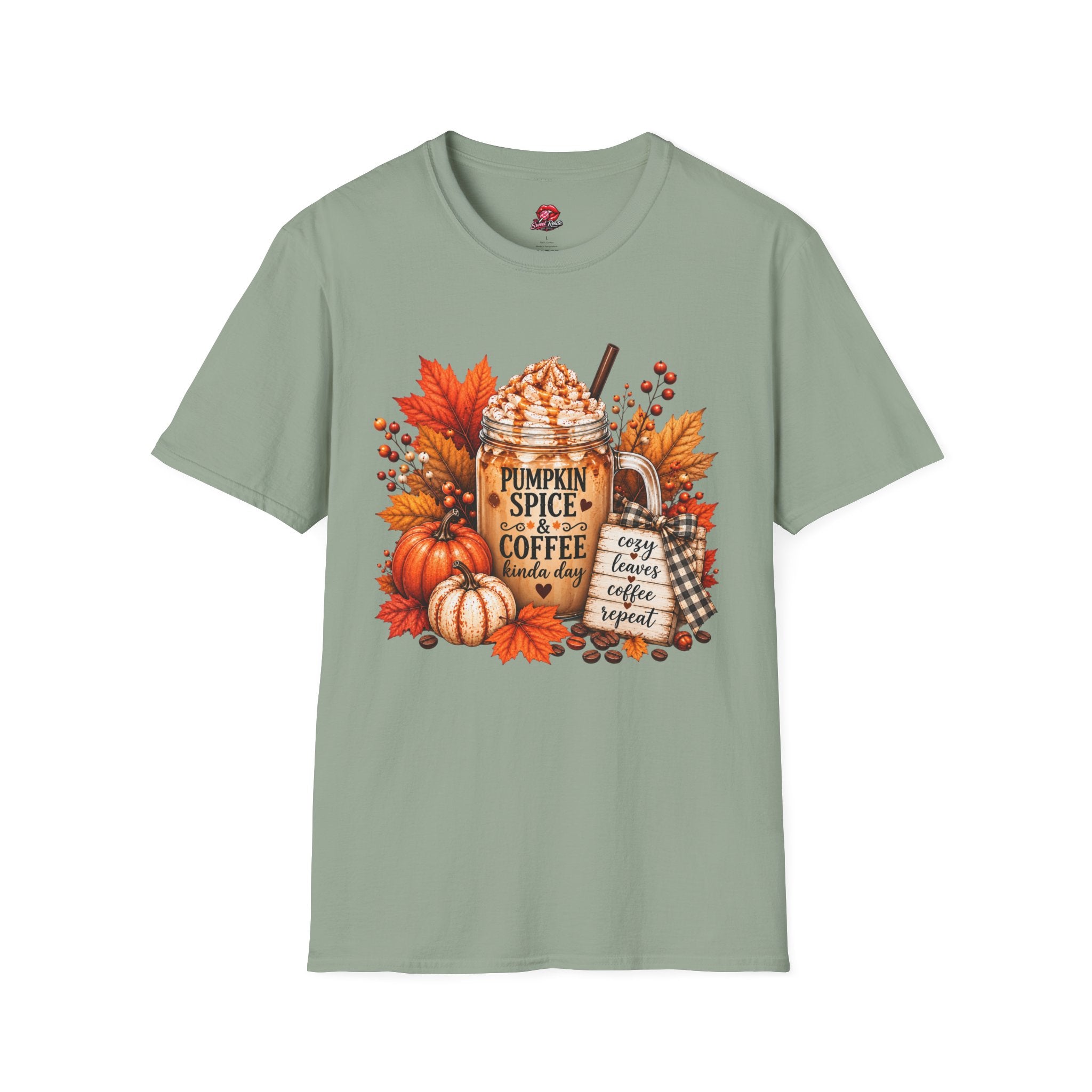 Autumn Leaves & Cozy Mug Tee