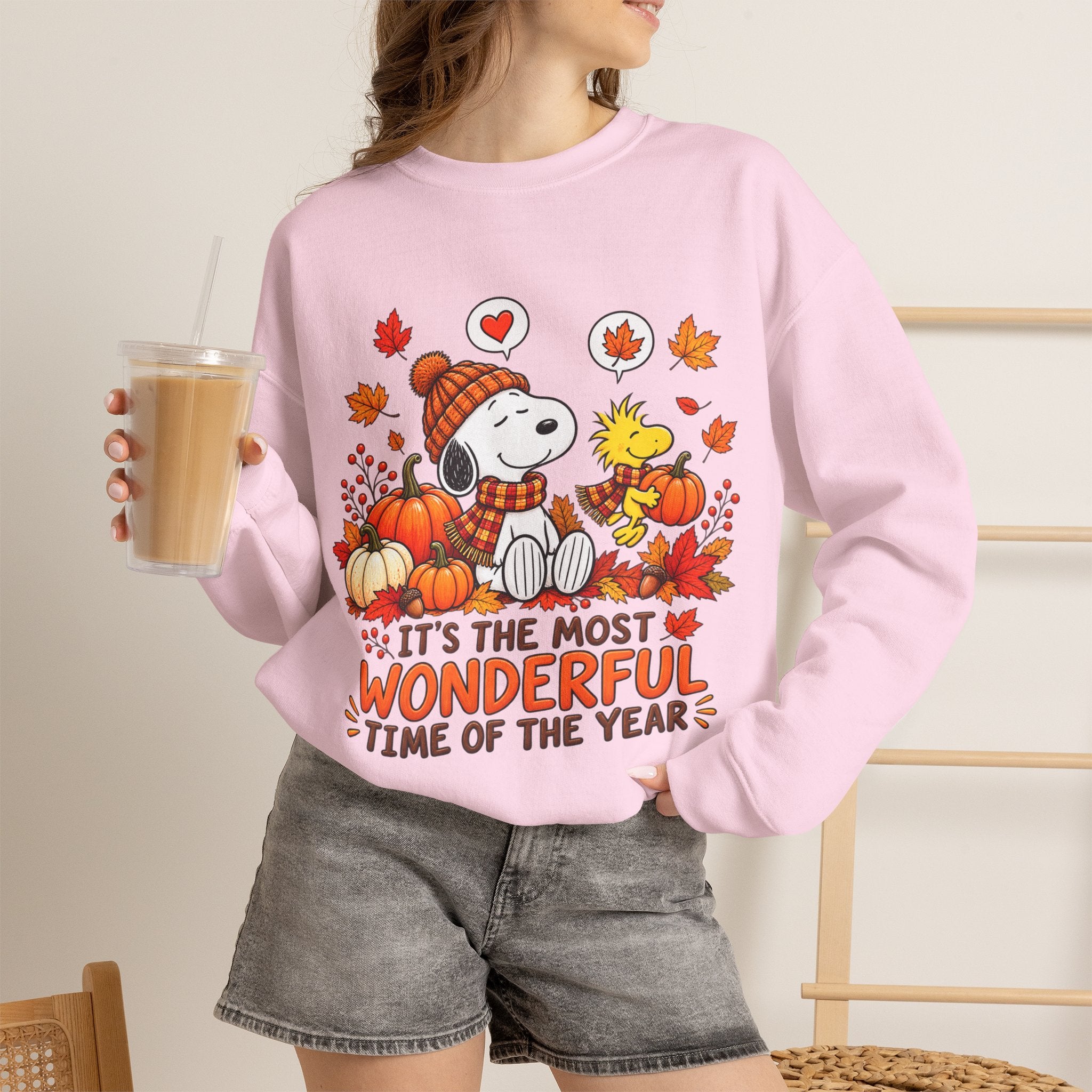 It's the Most Wonderful Time of the Year Snoopy Autumn Crewneck