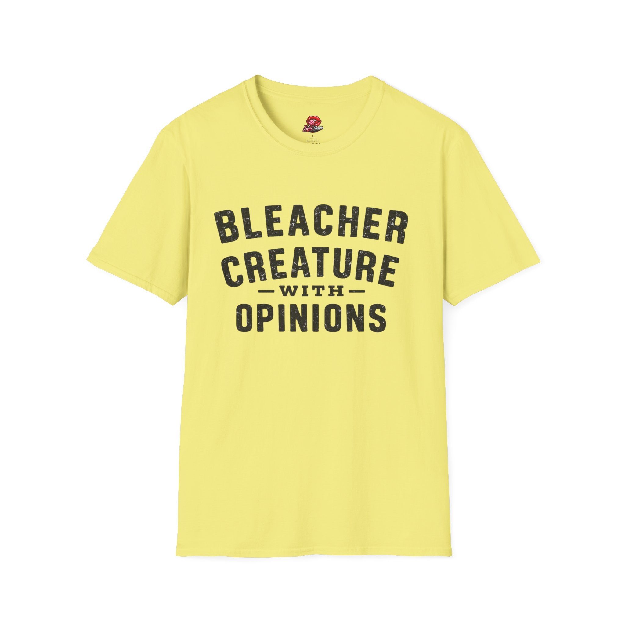 Bleacher Creature With Opinions T-Shirt Funny