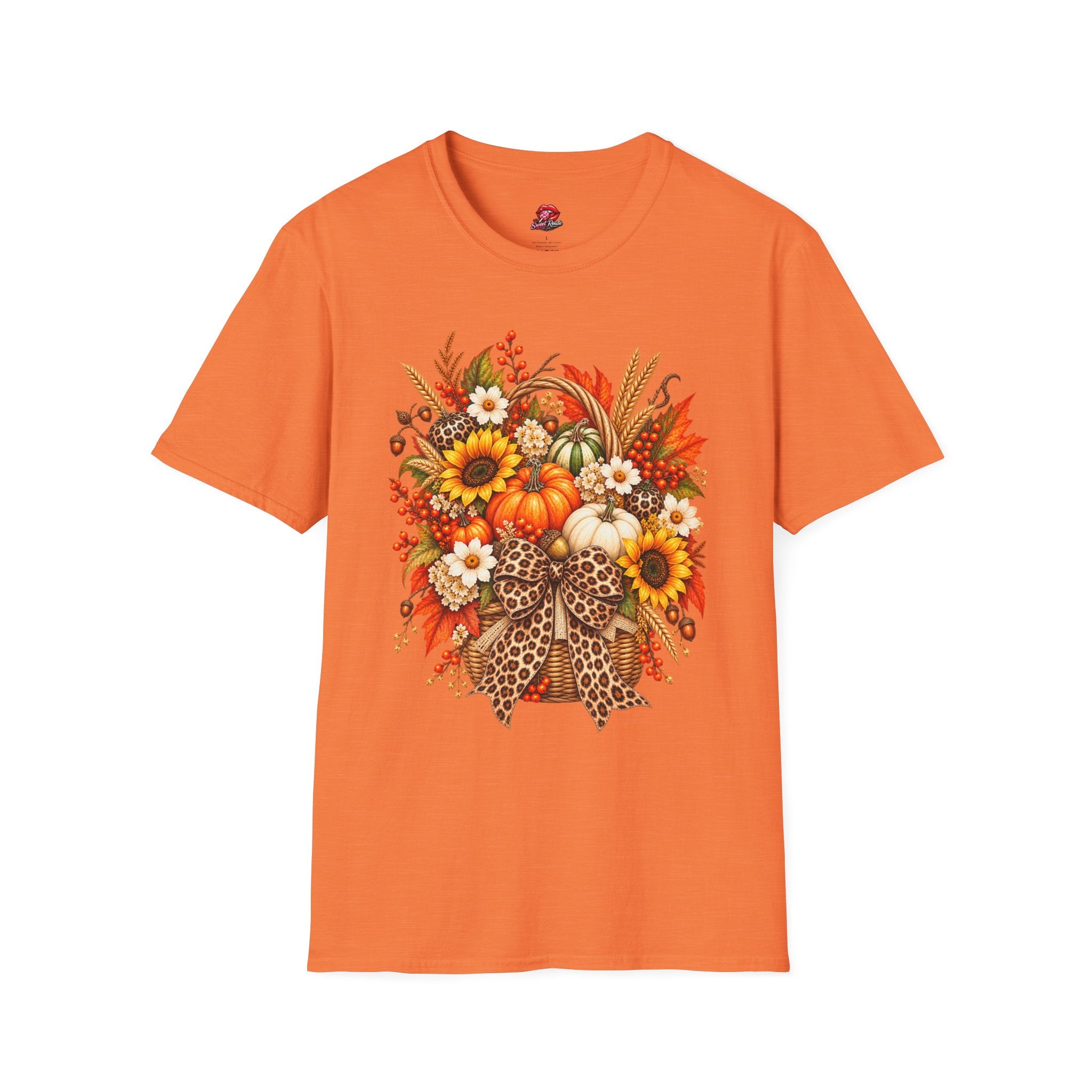 Pumpkins, Sunflowers & Fall Bouquet Tee