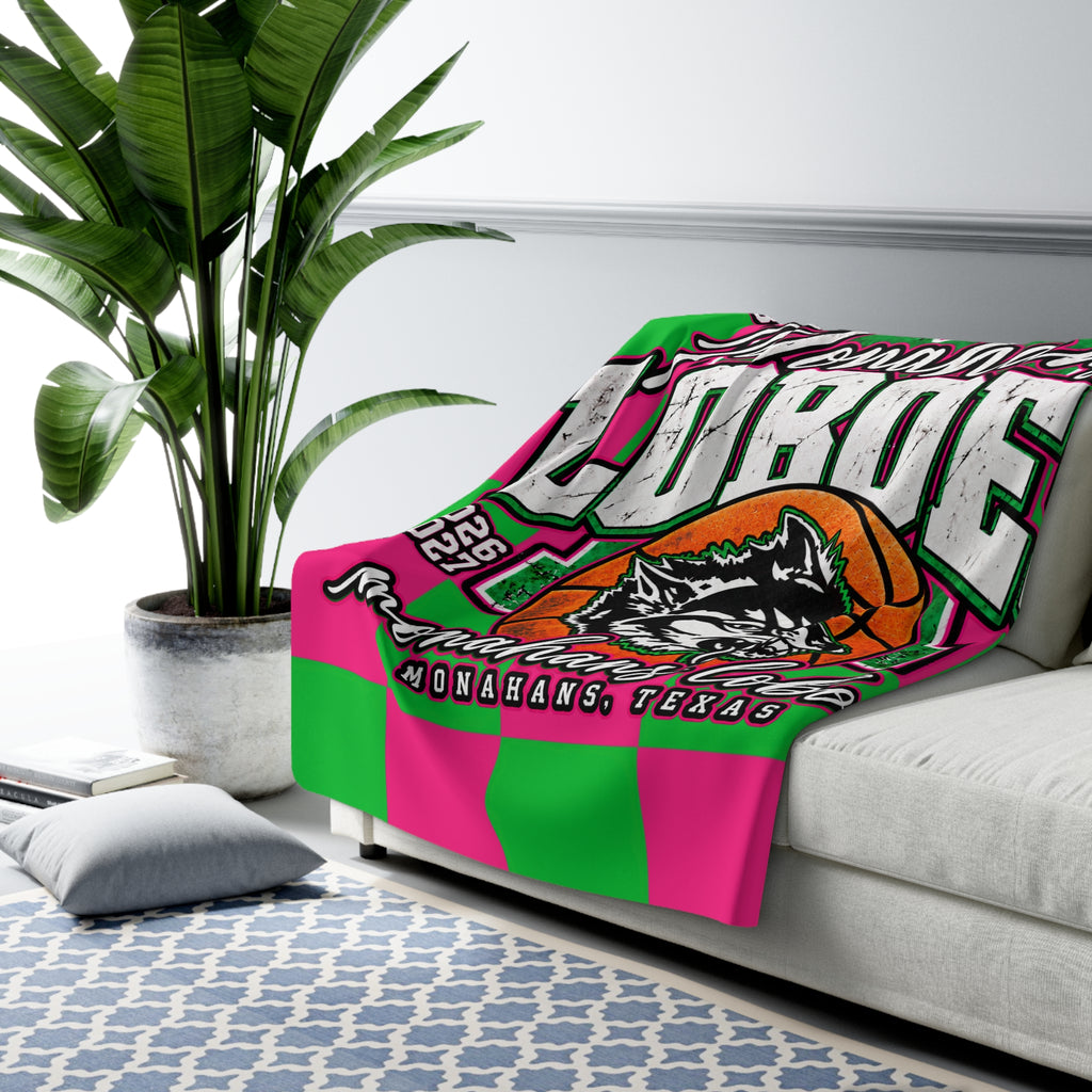Monahans Loboes Sherpa Fleece Blanket – 2026–2027 Team Spirit