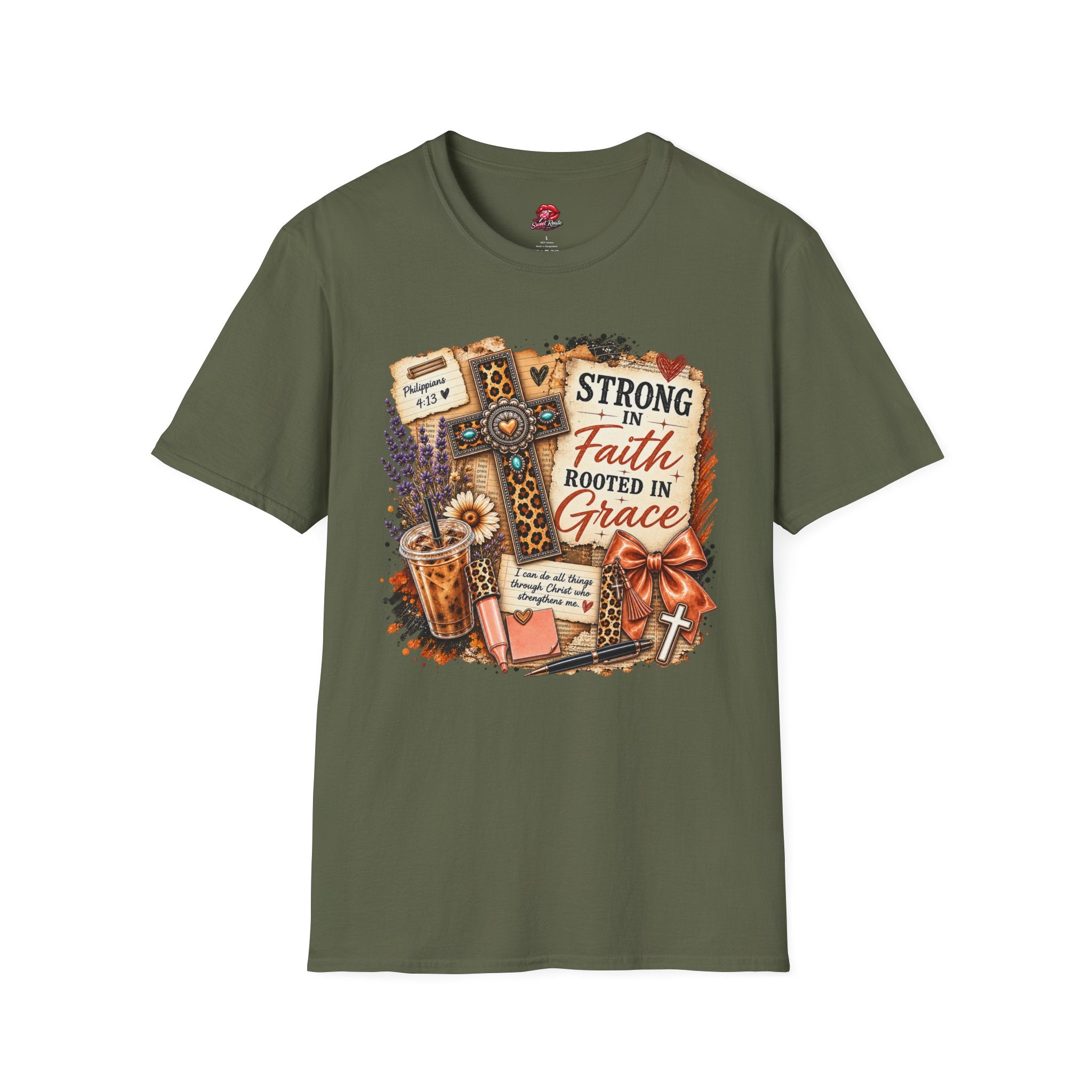Strong in Faith, Rooted in Grace Tee