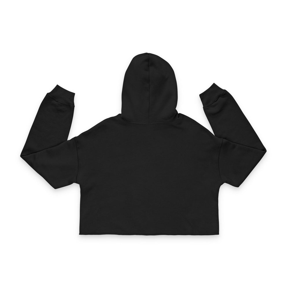 Sweet Route Gold Logo Cropped Hoodie
