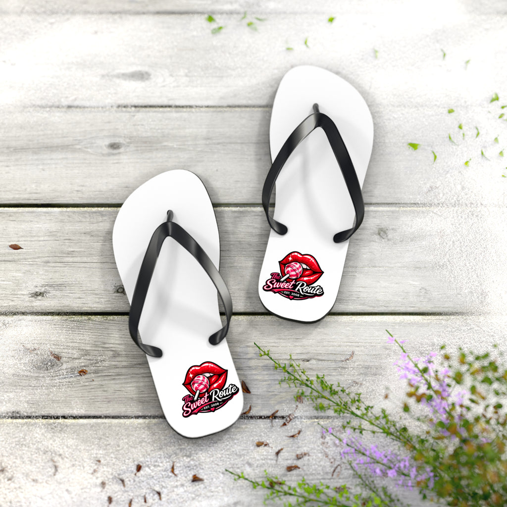 Sweet Route Logo Beach Sandals