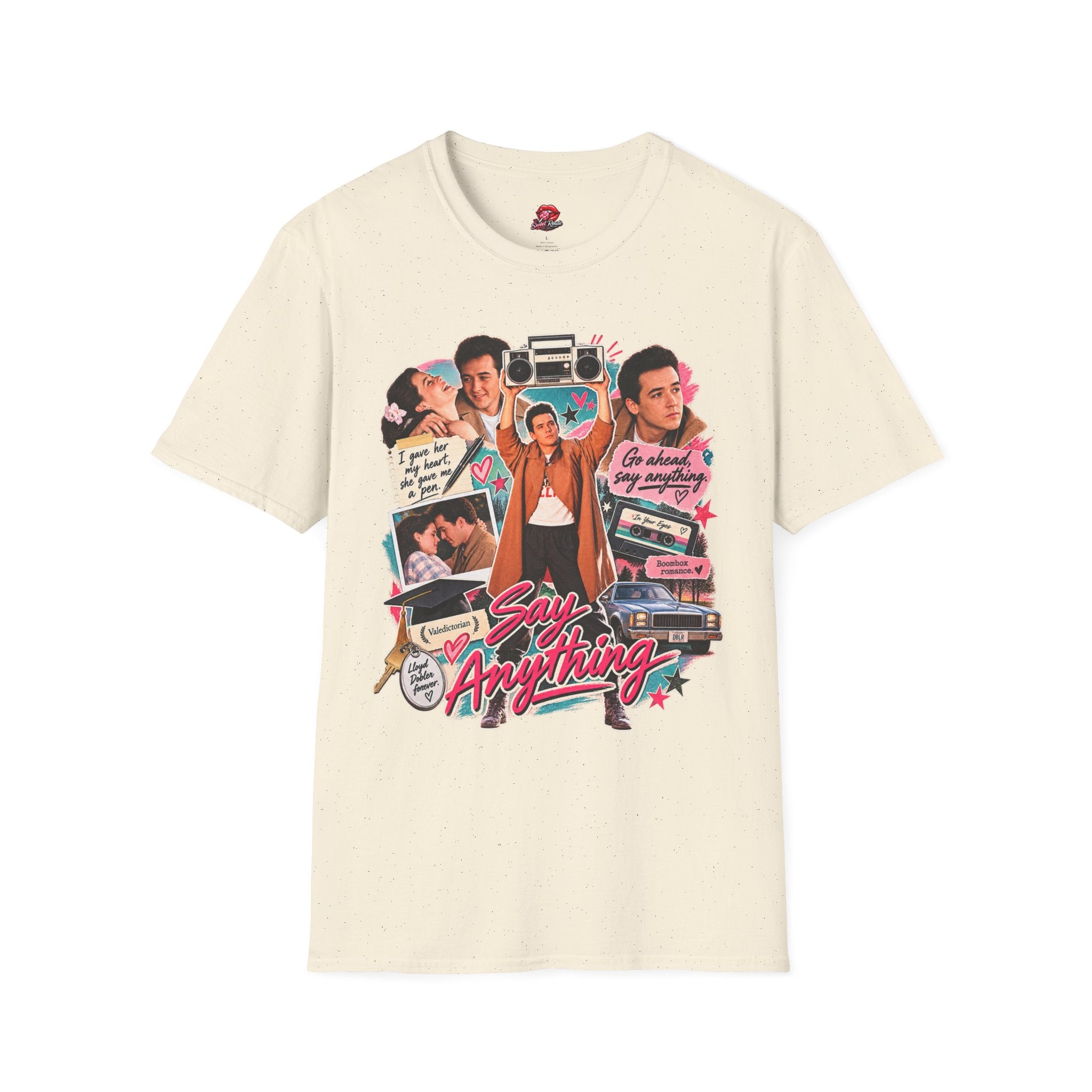 Retro 80s Teen Movie Collage Tee