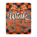 Wink Wildcats Sherpa Blanket