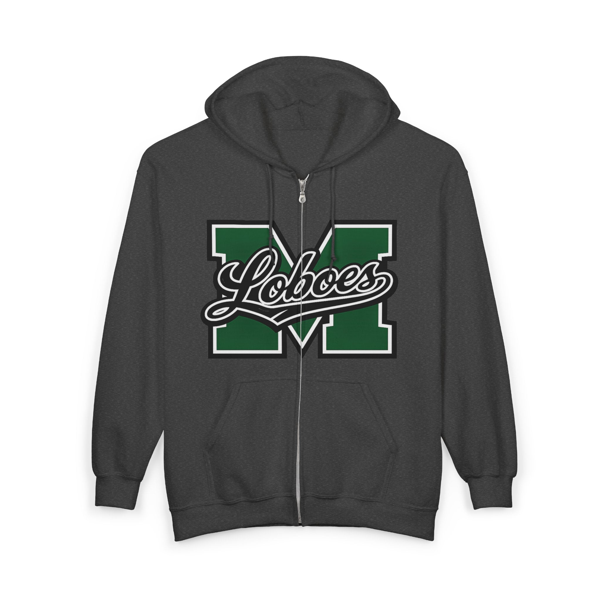 School Spirit Full-Zip Lobo Hoodie