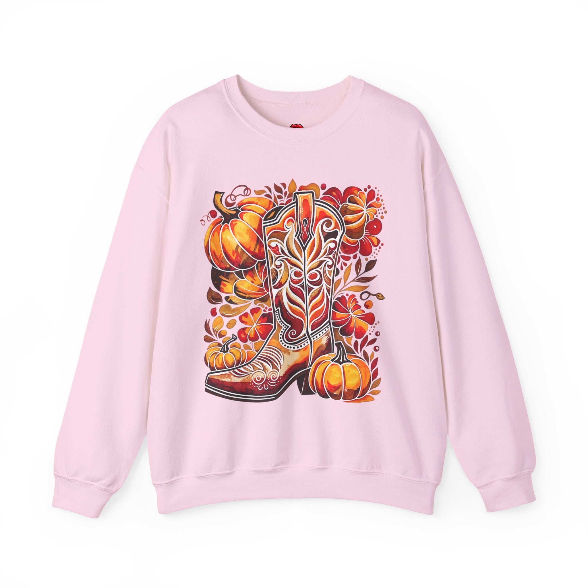 Autumn Cowboy Boot Sweatshirt