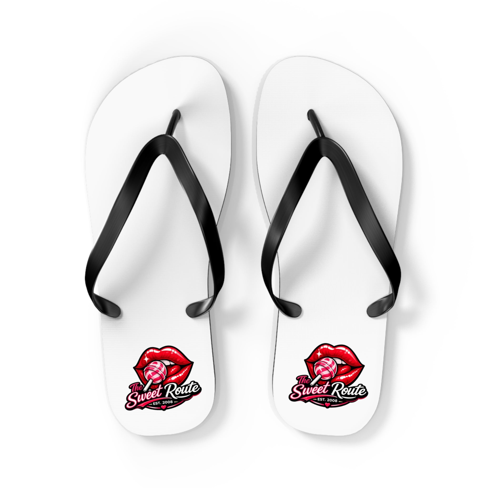 Sweet Route Logo Beach Sandals