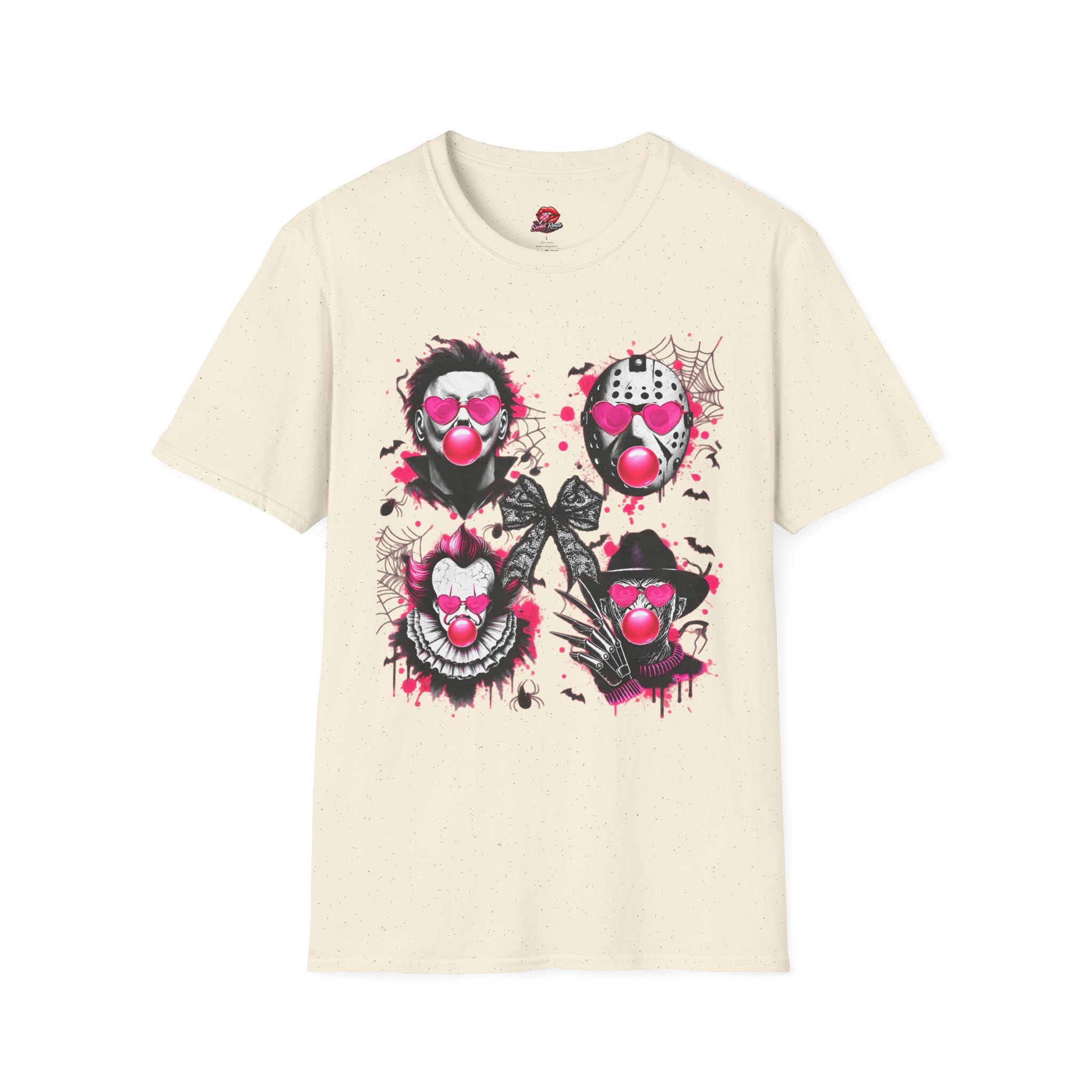 Horror Icons Bubblegum Faces T-Shirt
