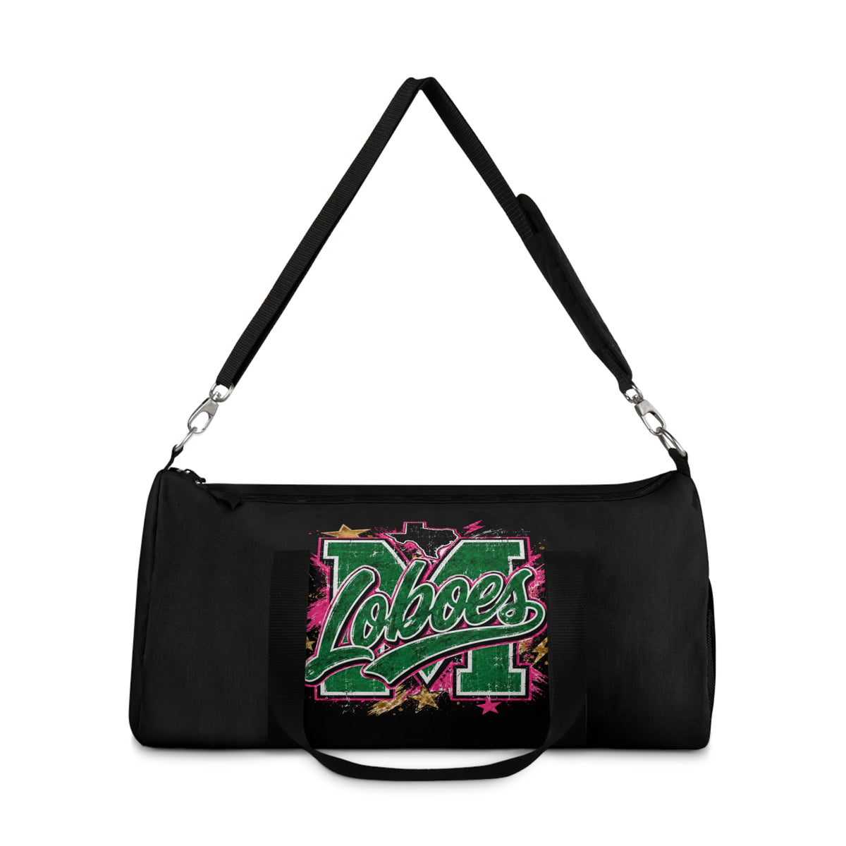 Loboes M Varsity Duffel Travel Bag