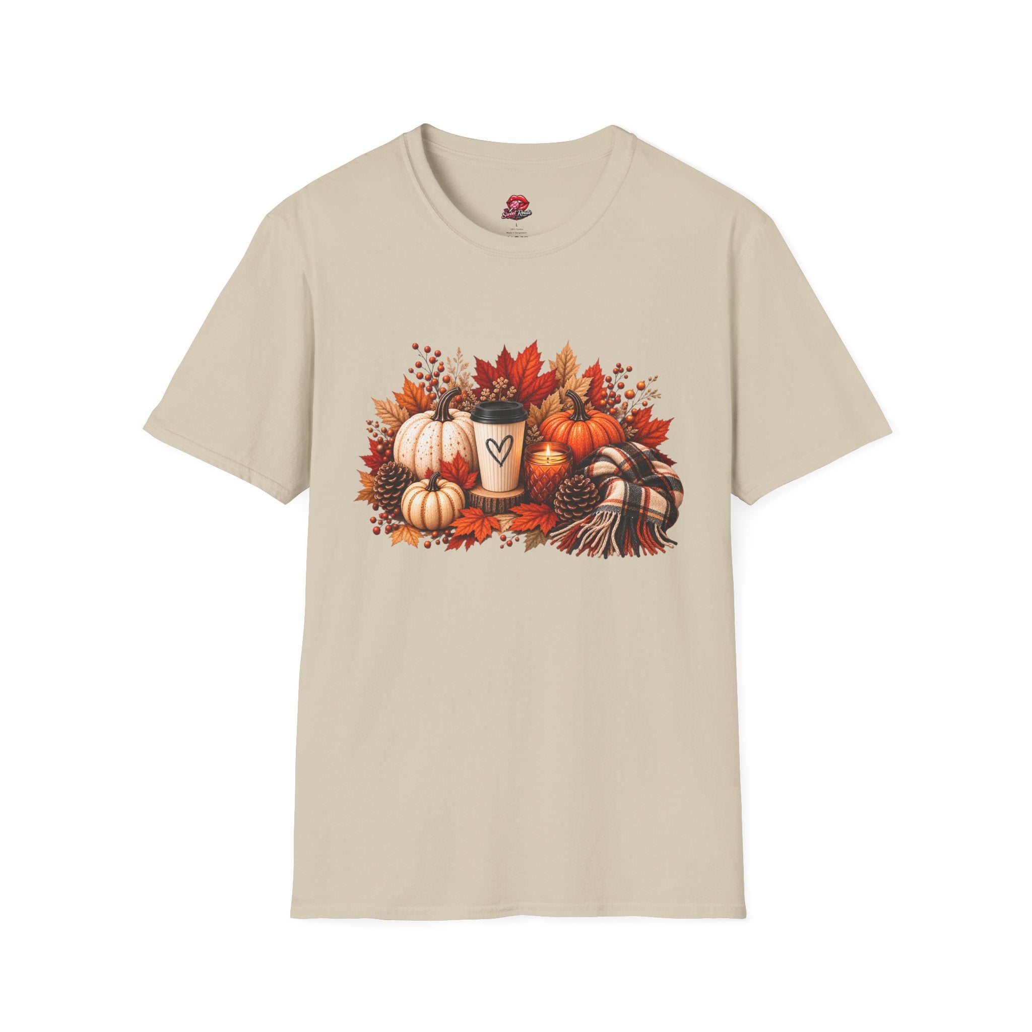 Autumn Coffee & Pumpkins T-Shirt