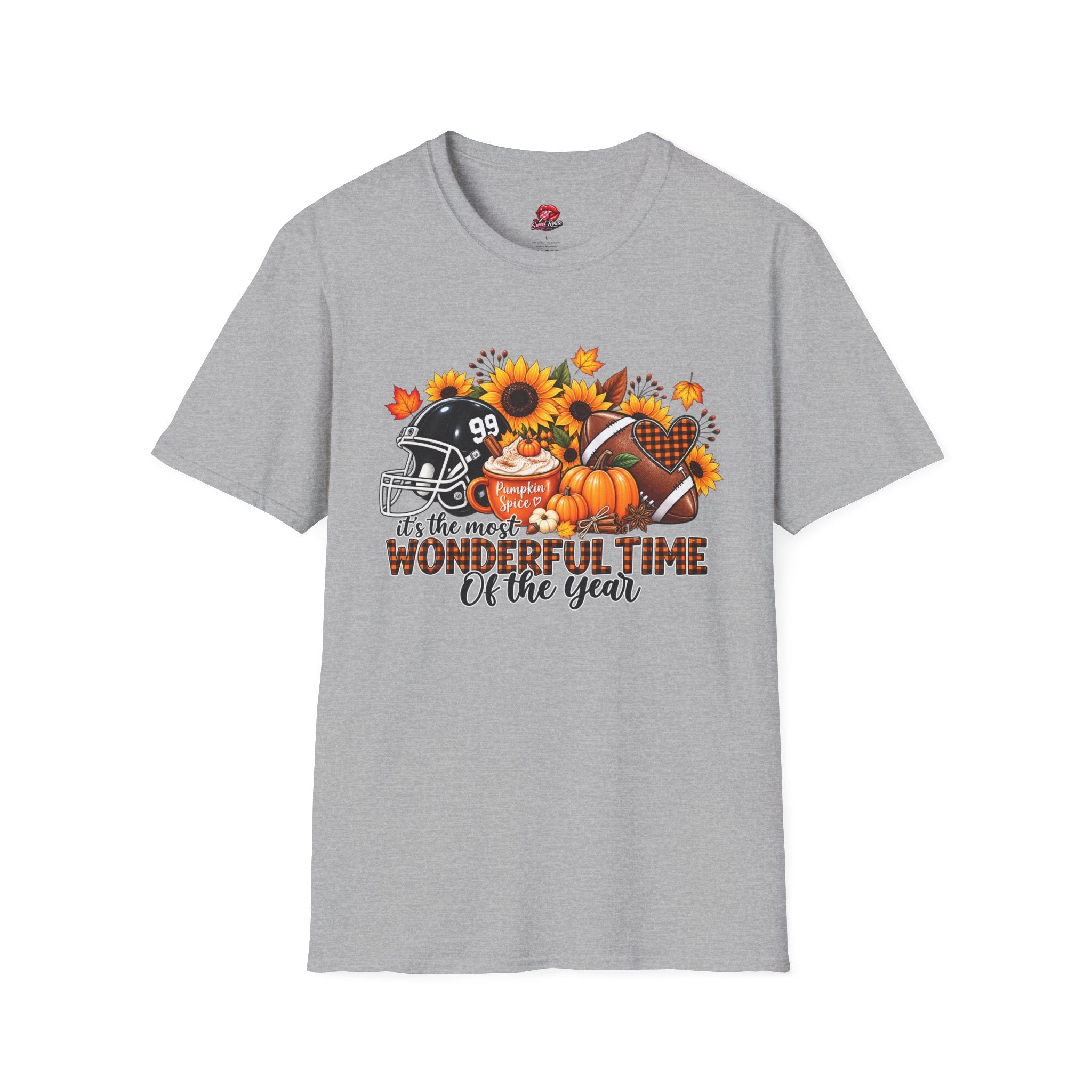 It's the Most Wonderful Time of the Year Pumpkin Spice Football Tee