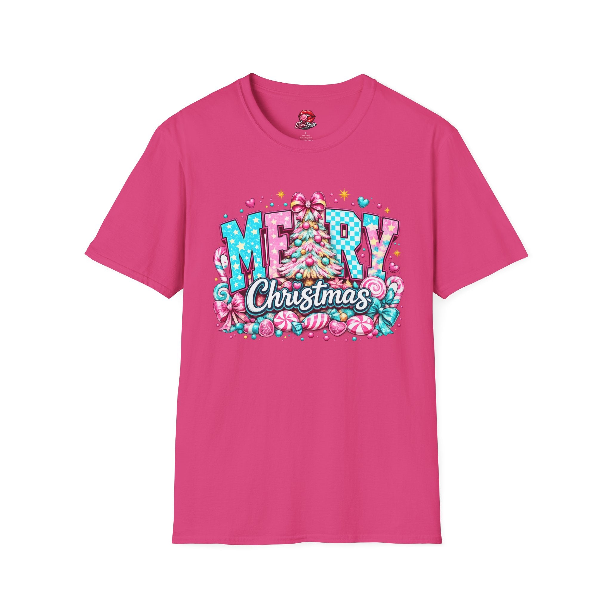 Merry Christmas candy tree T-Shirt