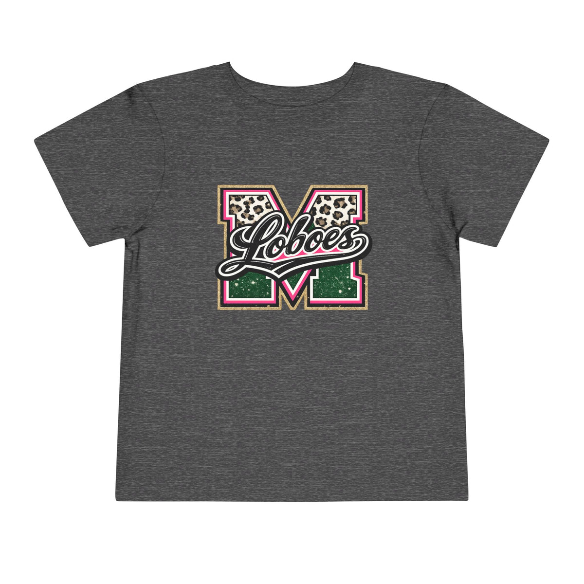 Loboes Leopard M Letter Toddler Tee