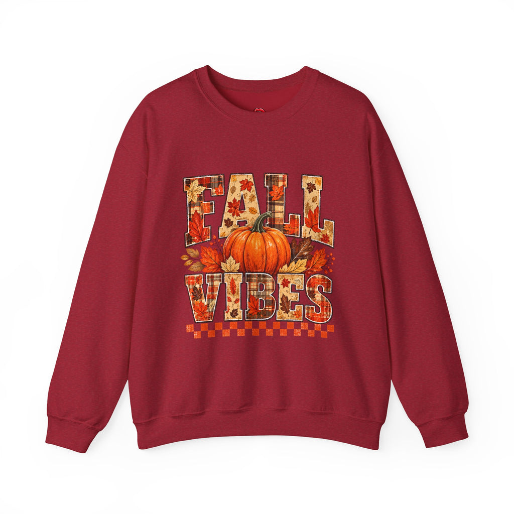 Pumpkin & Leaves Fall Vibes Crewneck
