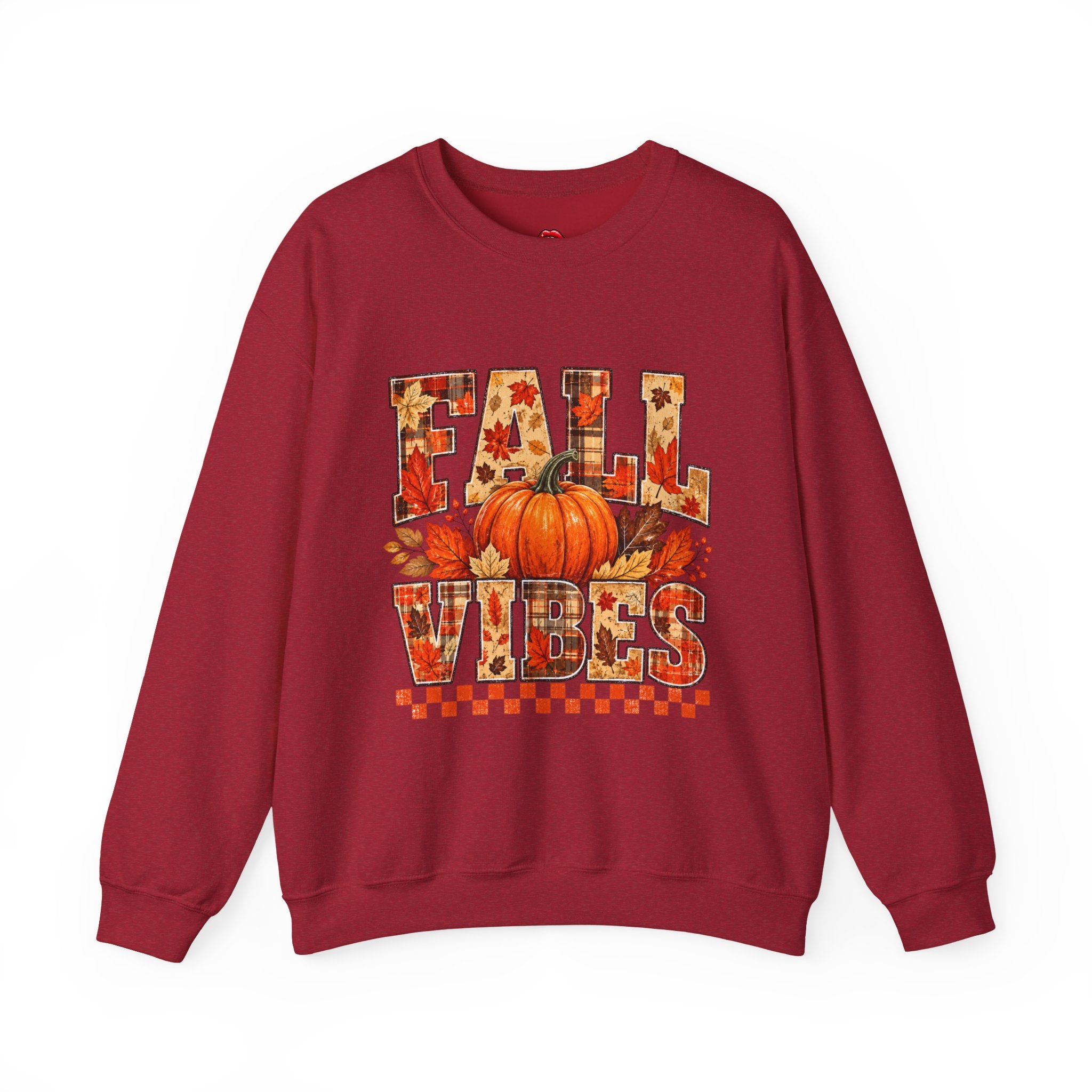 Pumpkin & Leaves Fall Vibes Crewneck