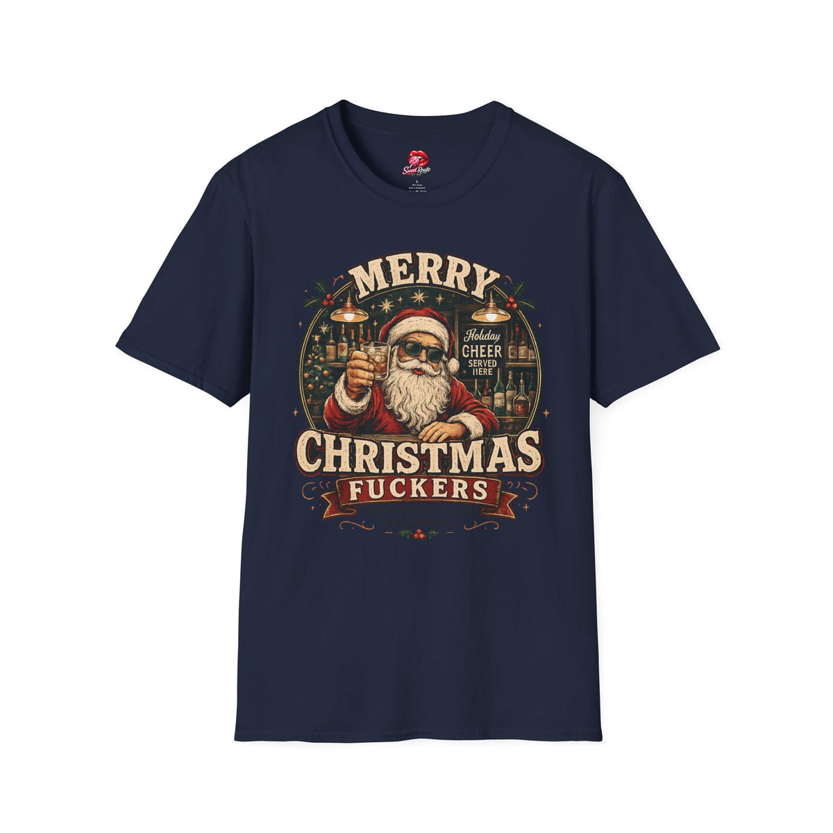 Merry Christmas Santa Illustration T-Shirt