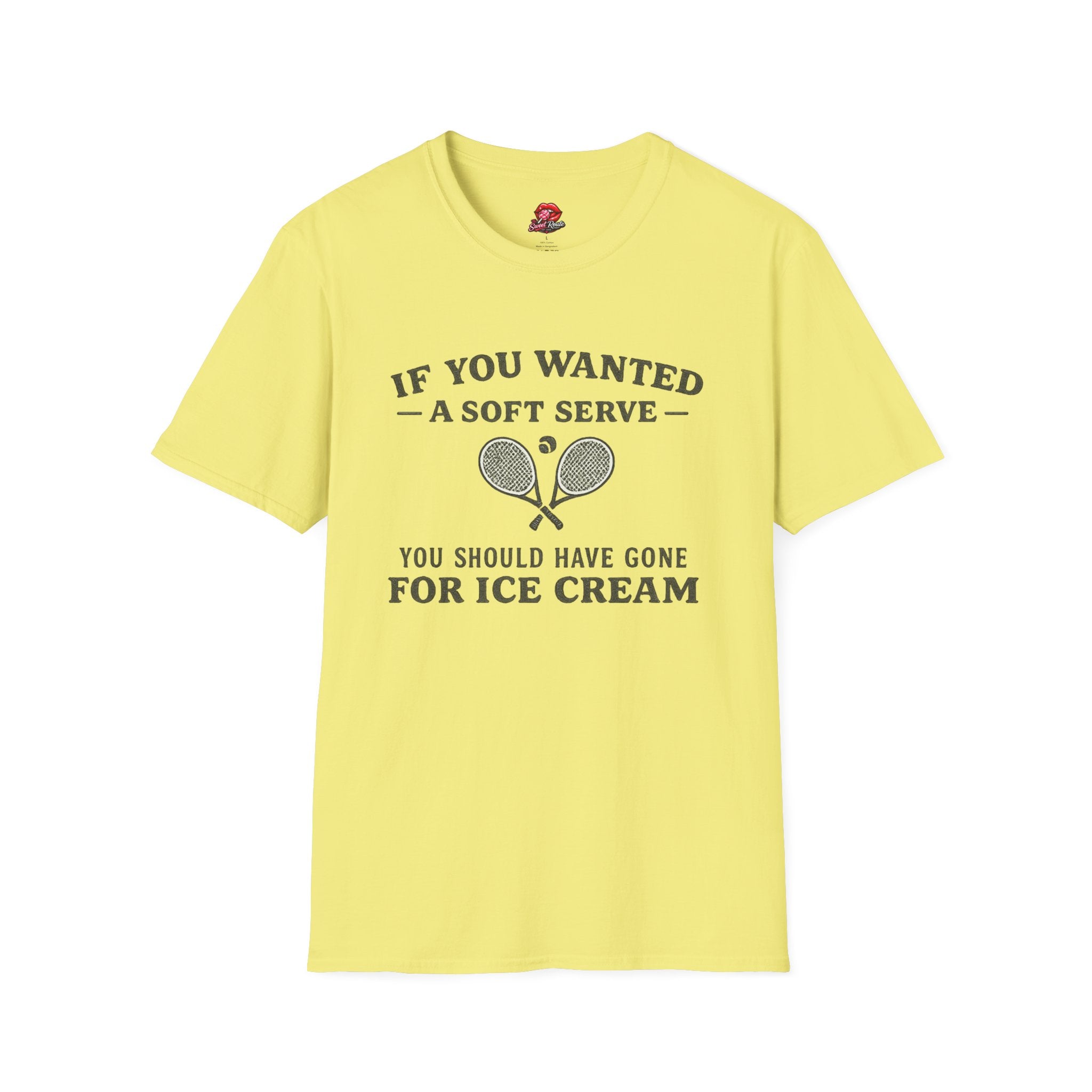 If You Wanted a Soft Serve Tennis TShirt
