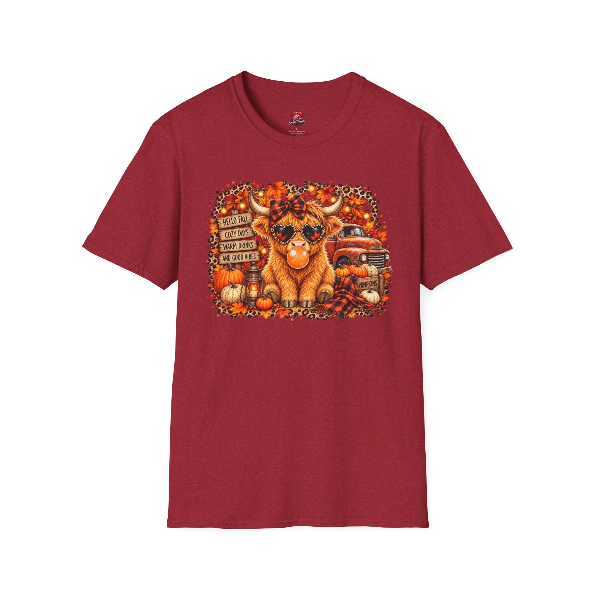 Hello Fall, Cozy Days, Warm Drinks Autumn Tee