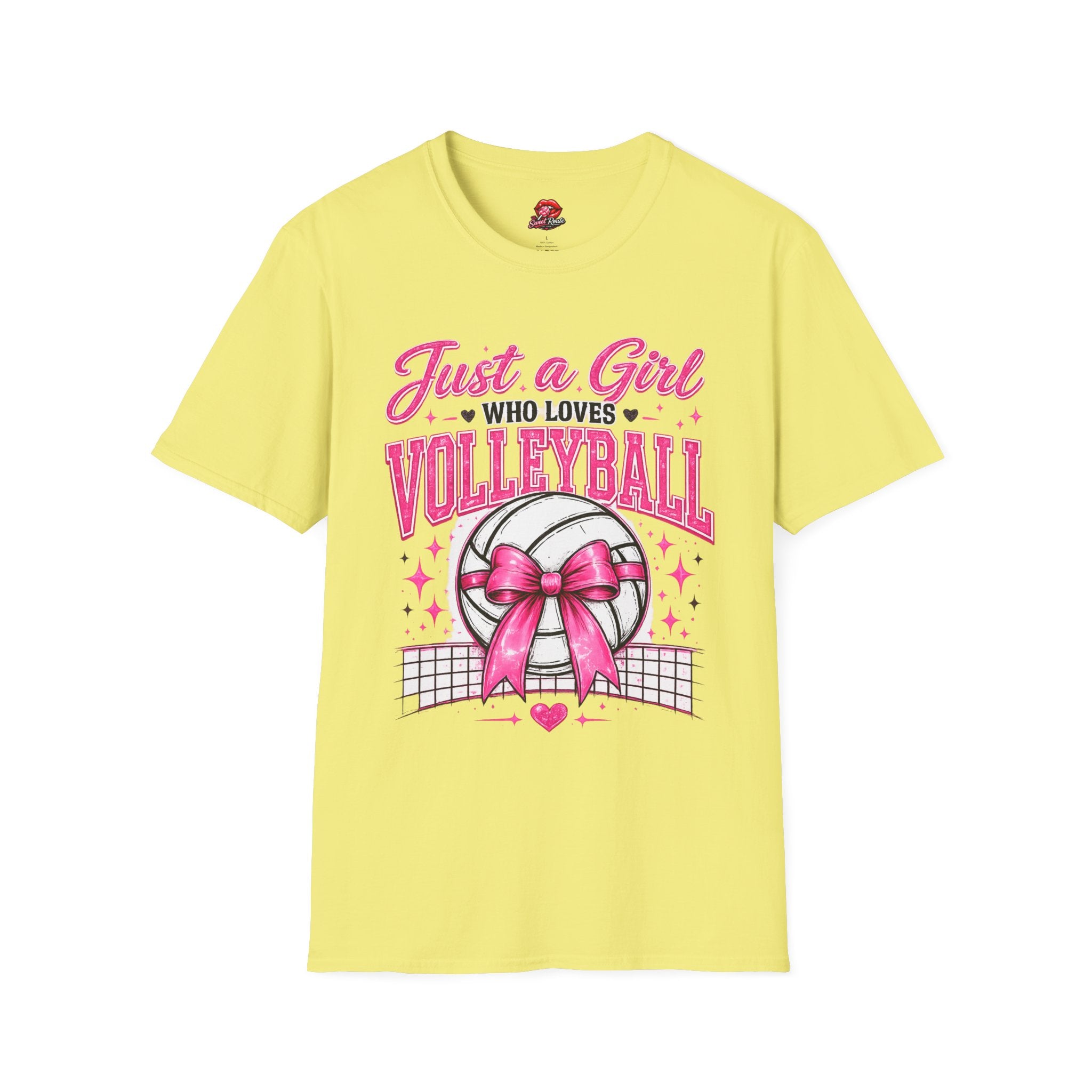 Just Girl Who Loves Volleyball Tee