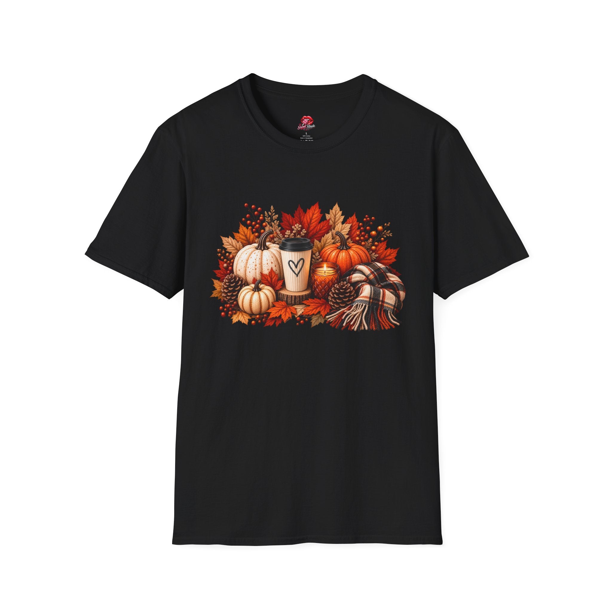 Autumn Coffee & Pumpkins T-Shirt