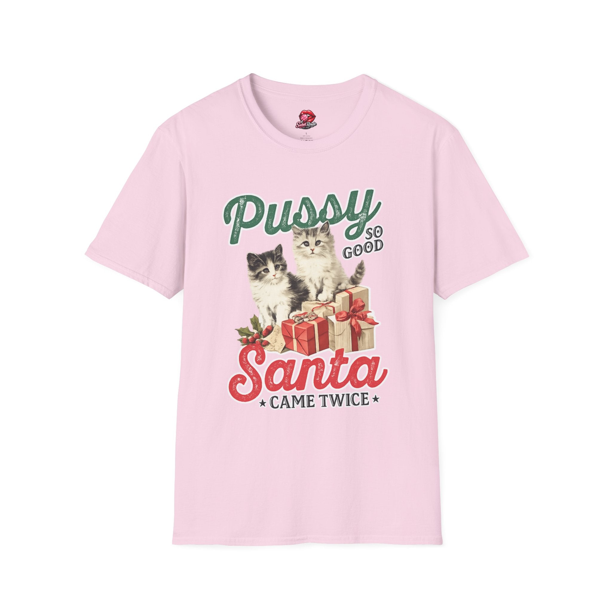 Pussy So Good kittens Santa T-Shirt