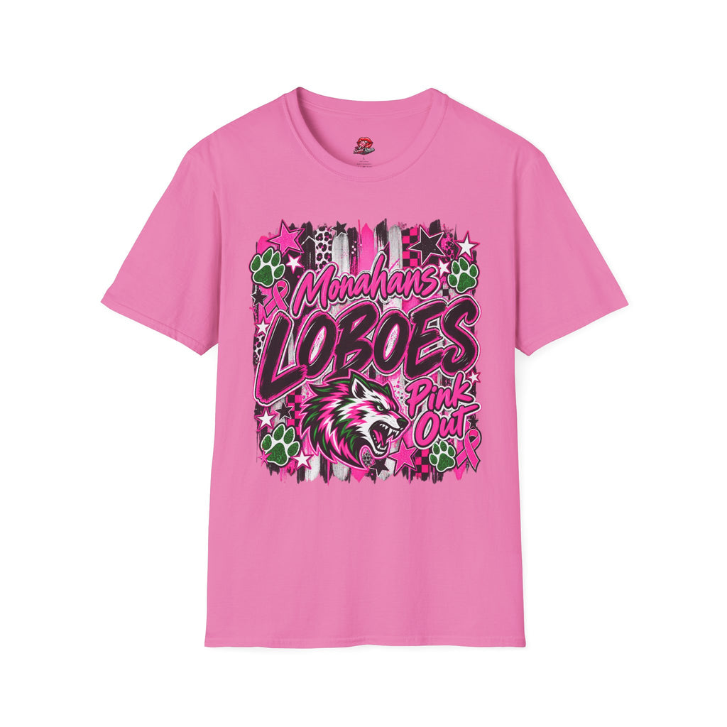 Monahans Loboes Pink Out T-Shirt