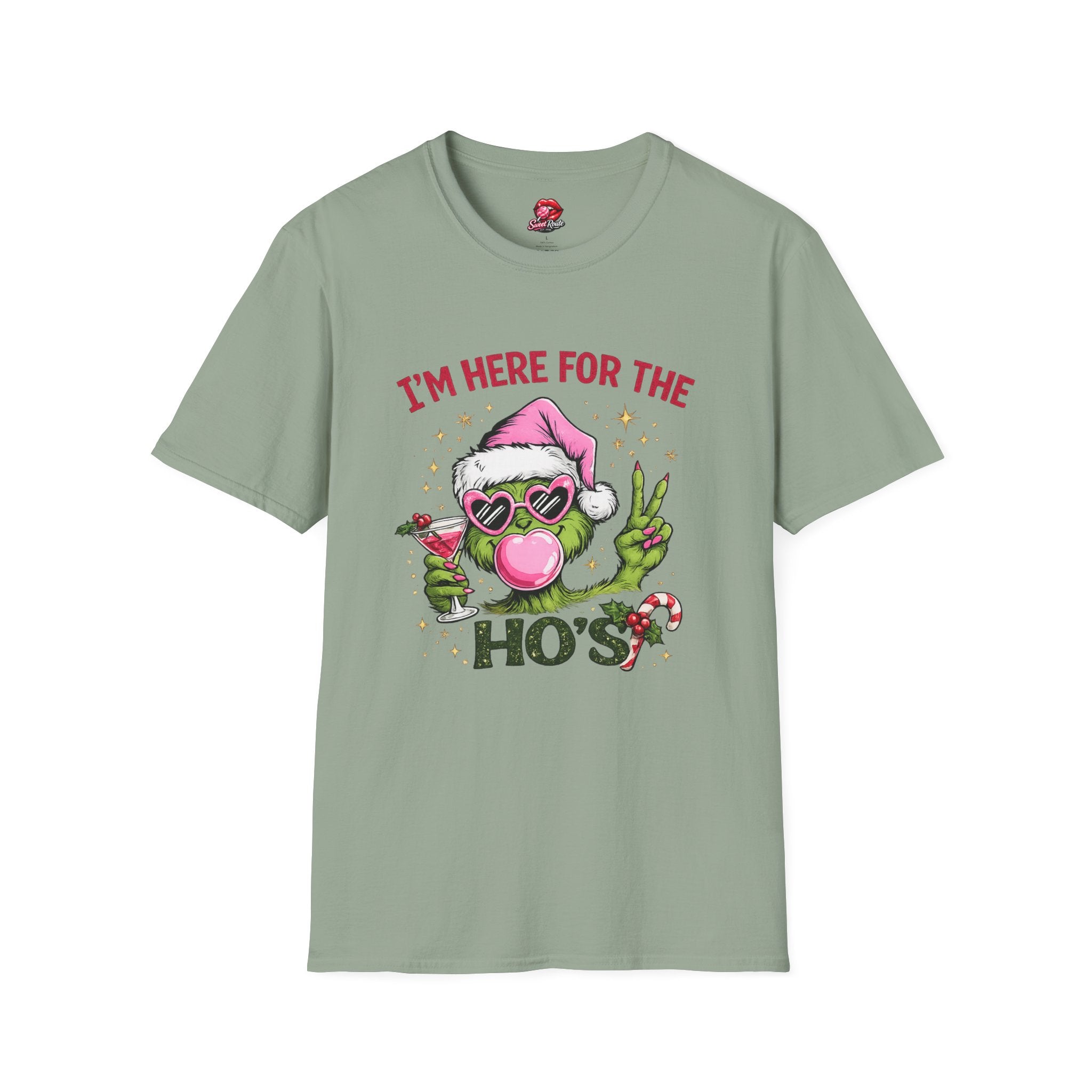 I’m Here for the Ho’s Funny Holiday Tee