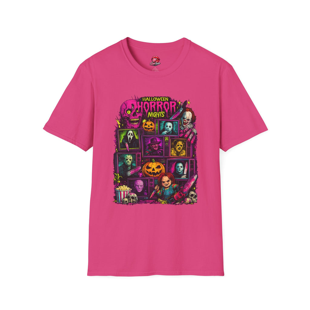 Halloween Horror Nights collage Tee | Vintage Monster Graphic T-Shirt