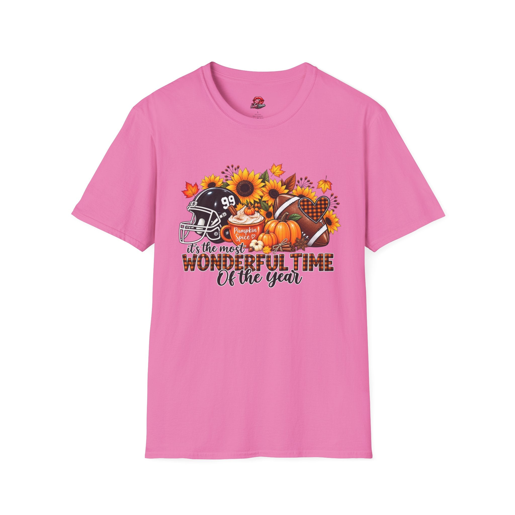 It's the Most Wonderful Time of the Year Pumpkin Spice Football Tee