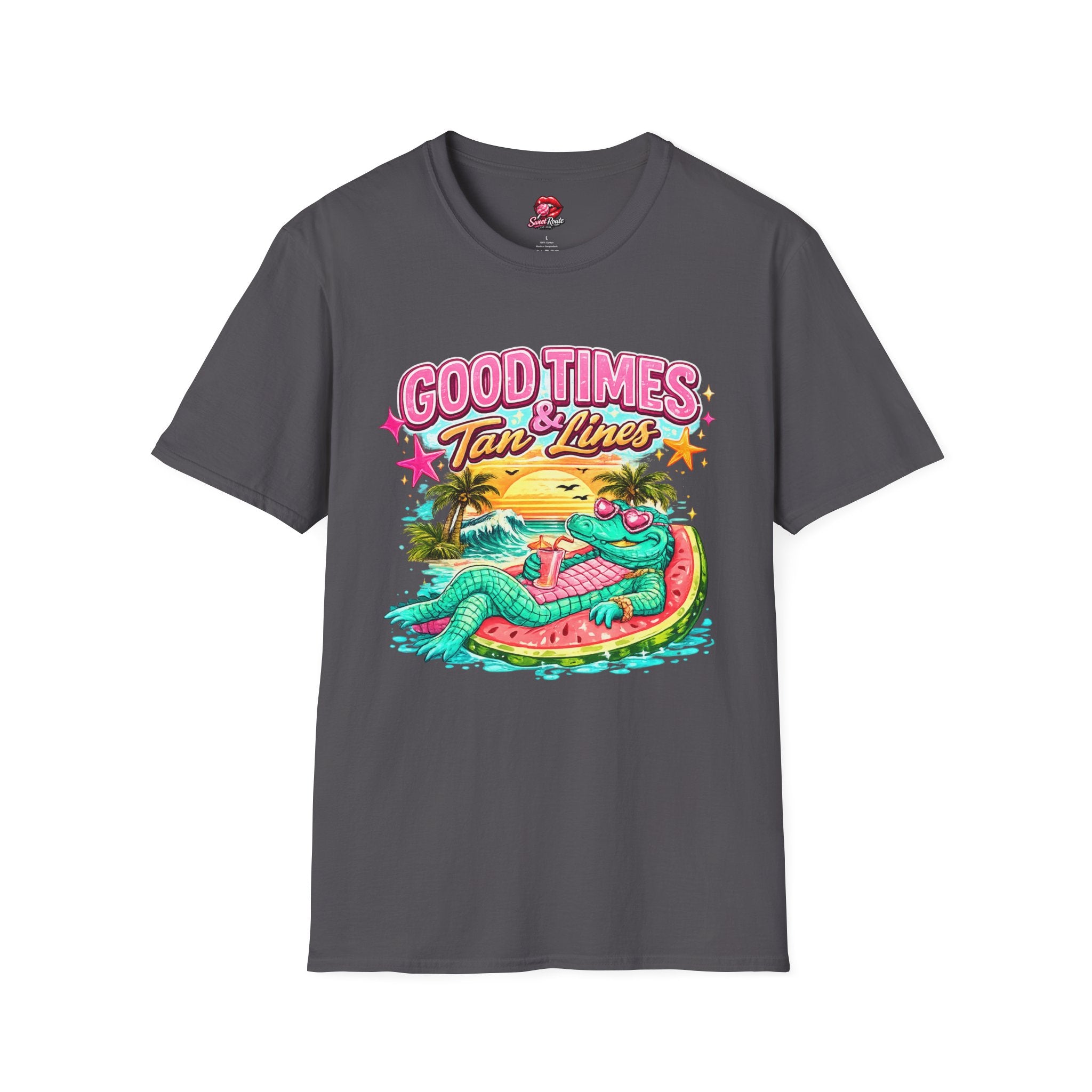 Good Times Tan & Lines T-Shirt