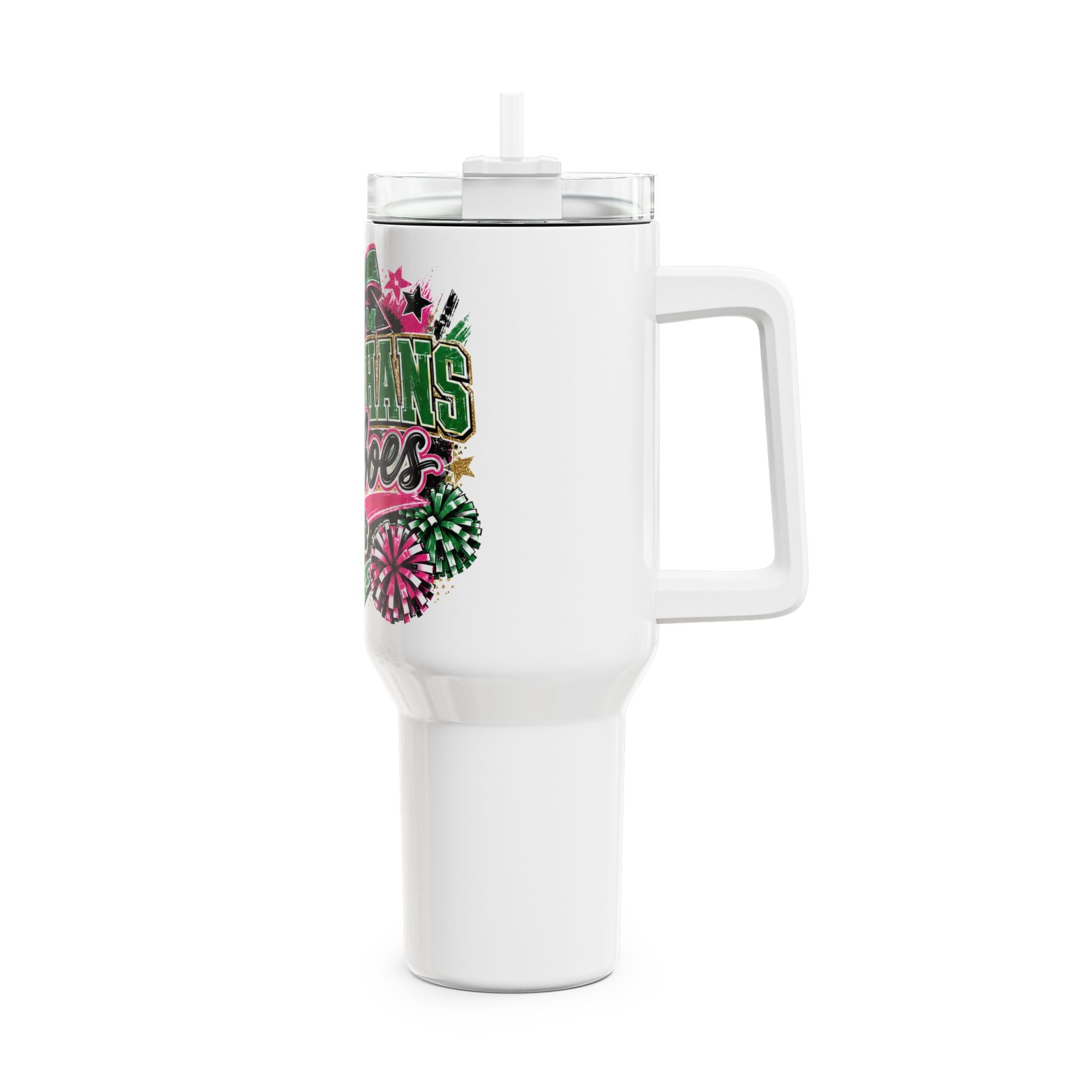 40oz Custom Monahans Loboes Cheer Tumbler