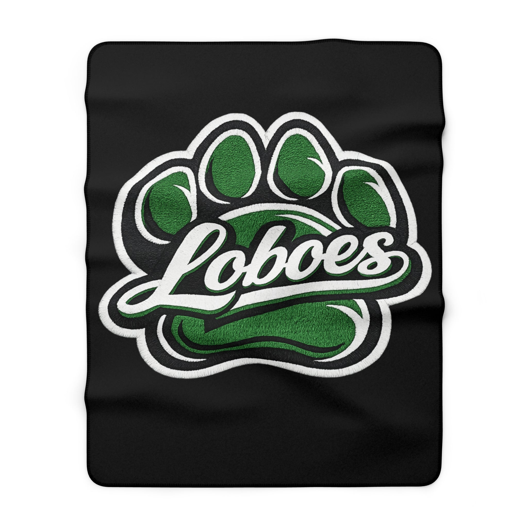 Loboes Paw Sherpa Blanket