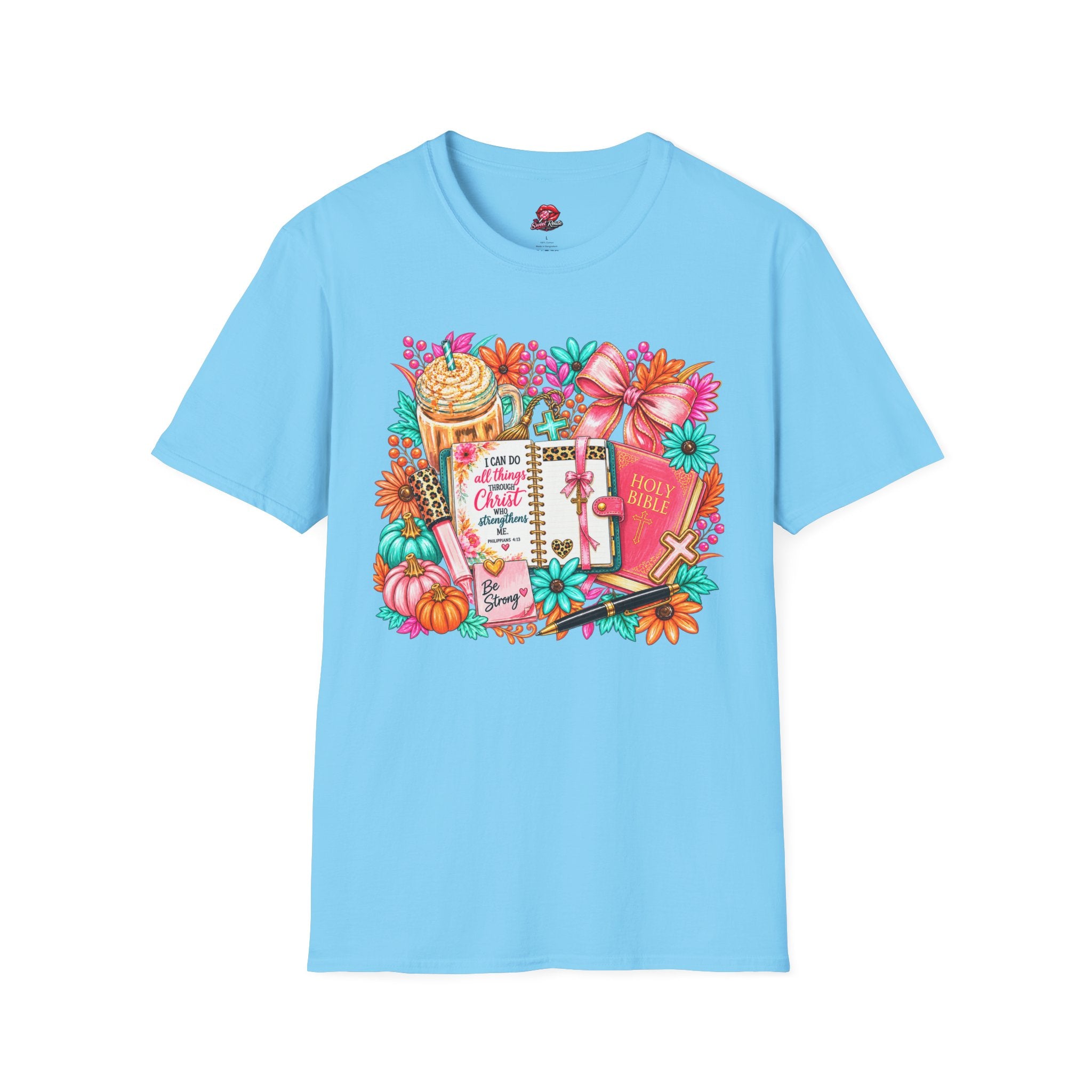 Floral Bible & Devotional Design Tee