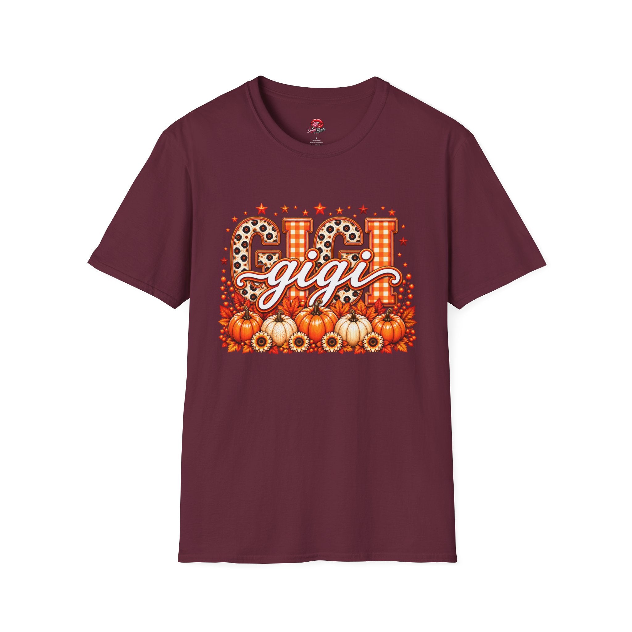 Gigi Fall Plaid & Leopard T‑Shirt