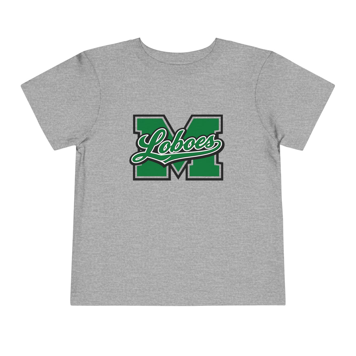 Loboes M Green Block Toddler Tee