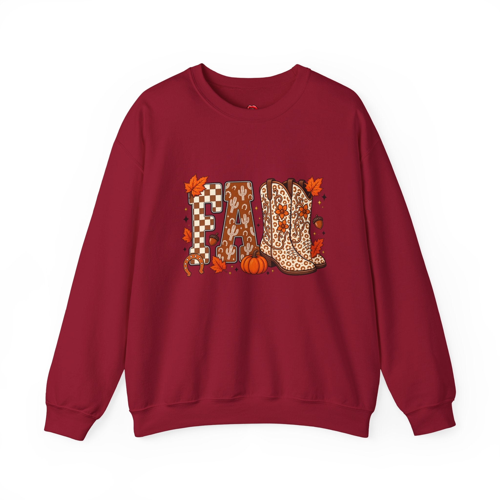 Fall Cowgirl Crewneck Sweatshirt