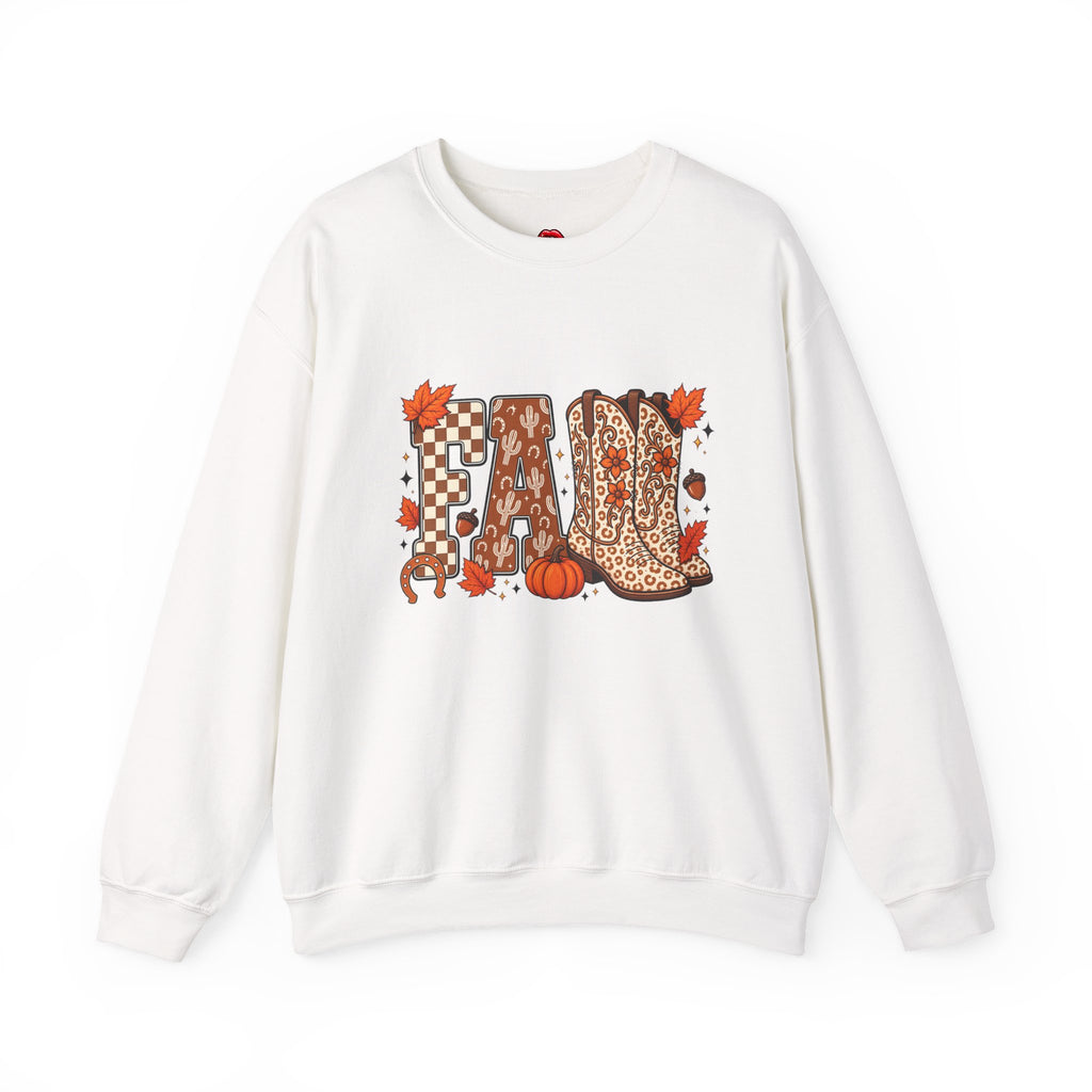 Fall Cowgirl Crewneck Sweatshirt