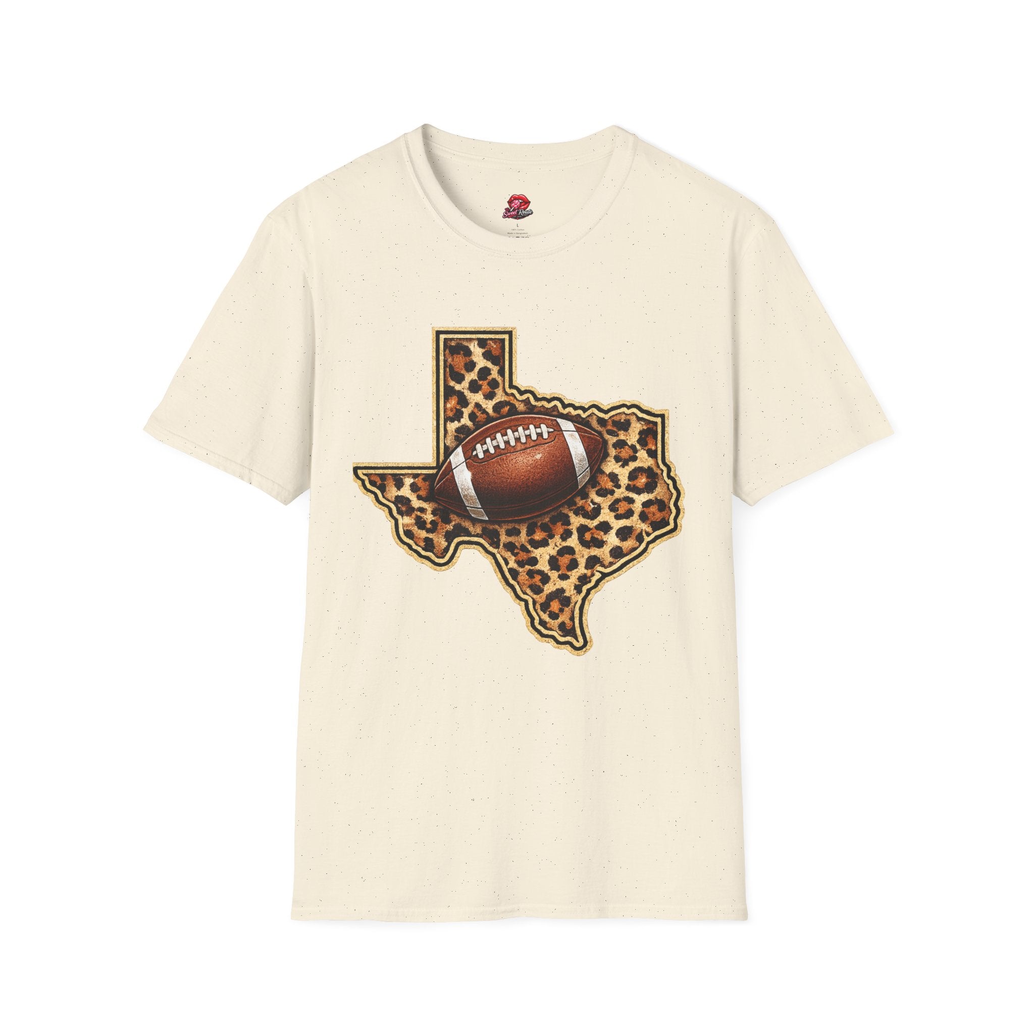 Texas Leopard Football T-Shirt