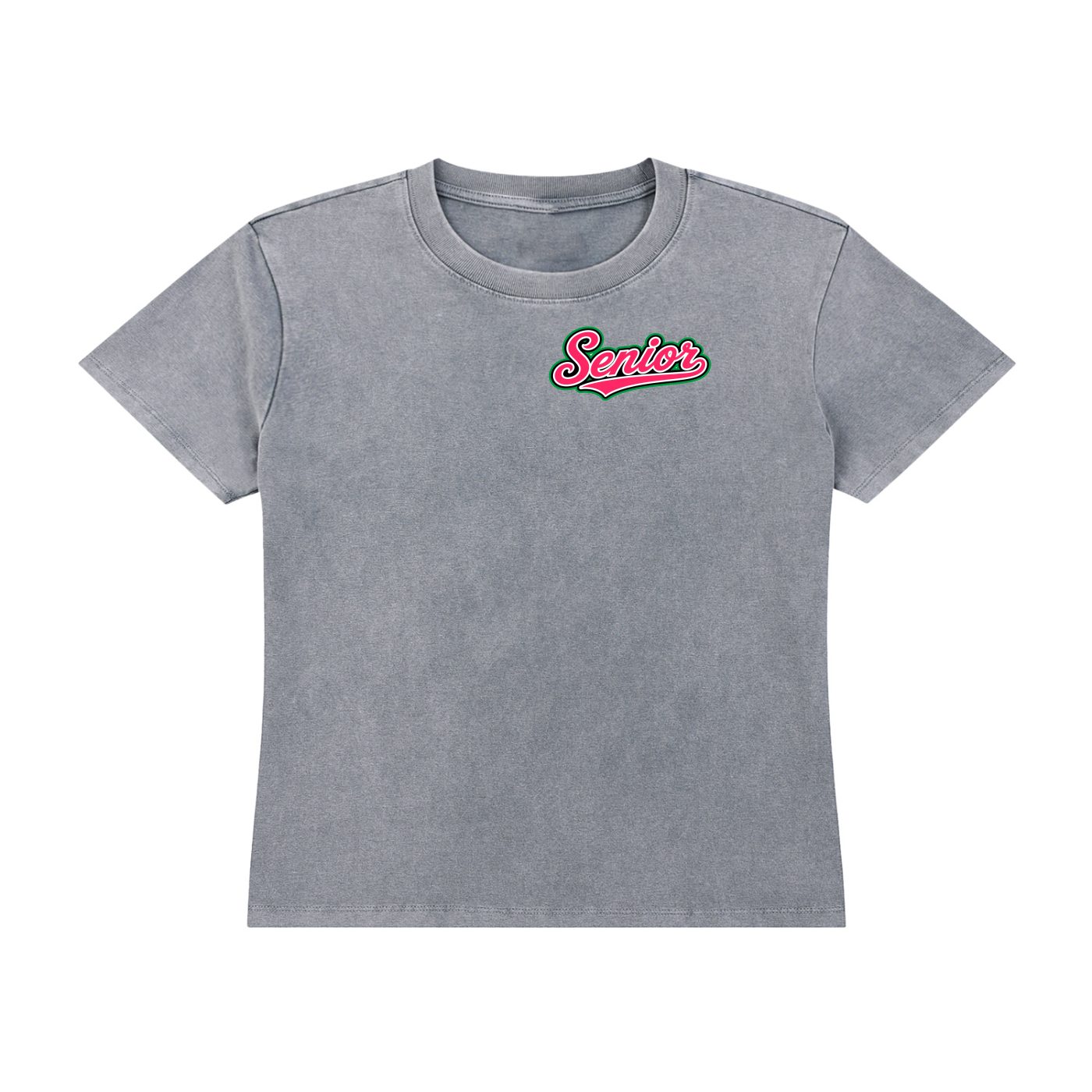 Senior 2027 Vintage Wash Graphic T-Shirt | Class of 2027 Women’s Oversized Tee