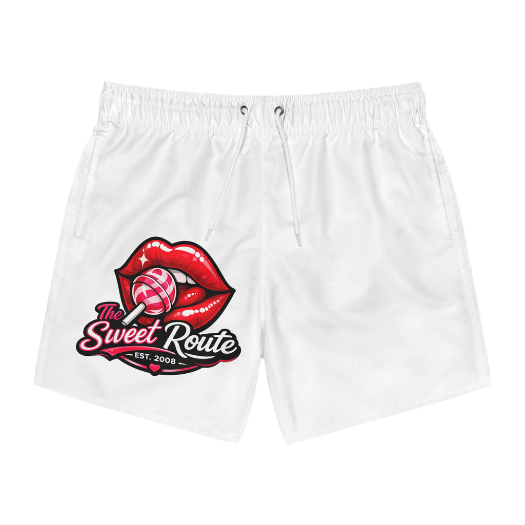 Sweet Route Logo Swim Trunks