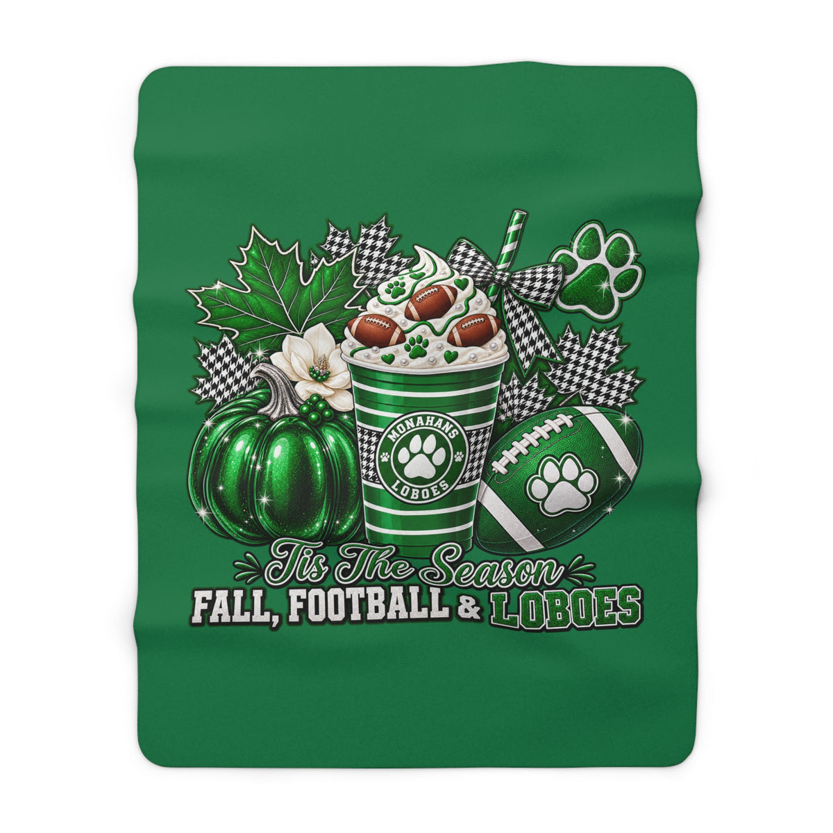 Tis The Season: Fall, Football & Loboes Green Team Throw