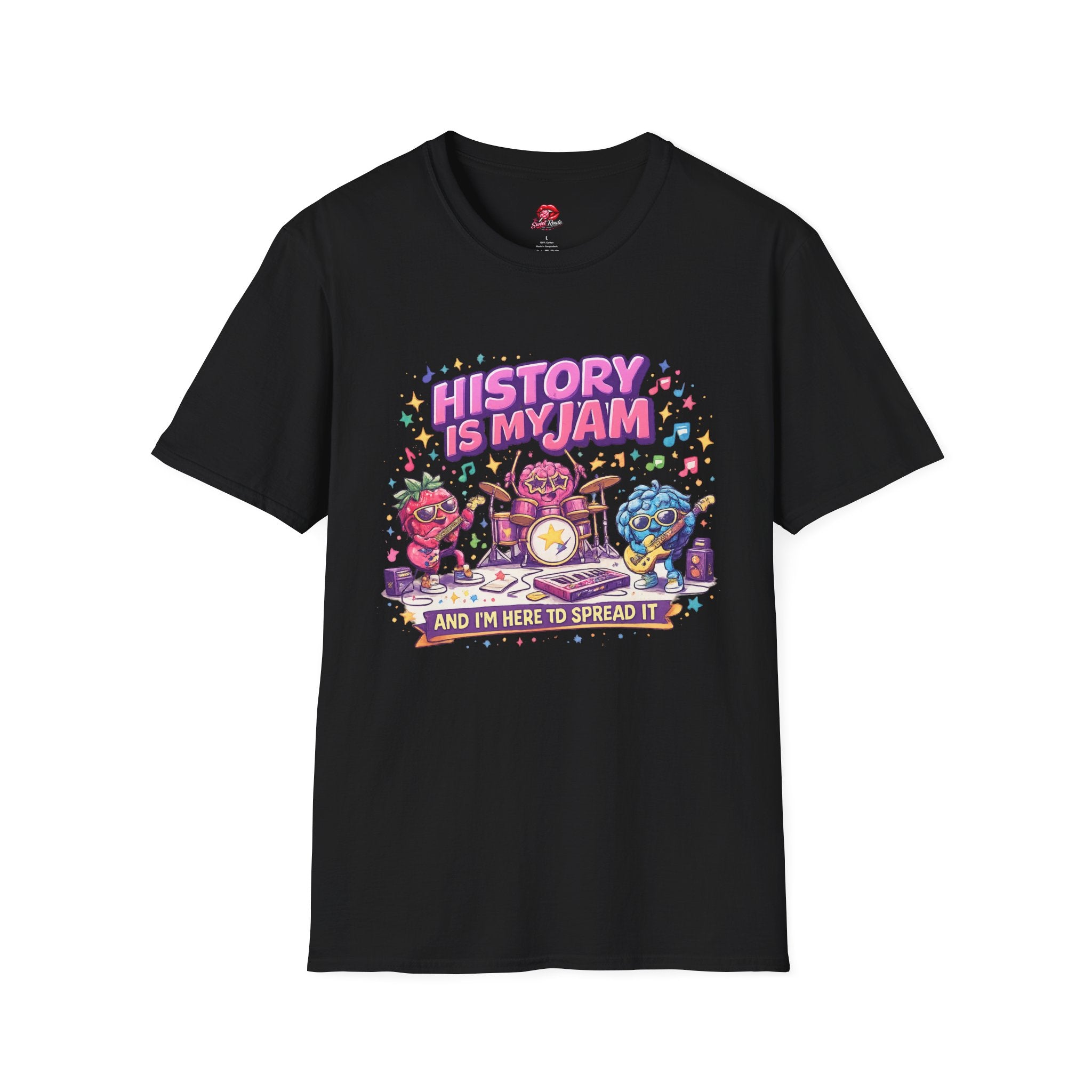 History Is My Jam Teacher T-Shirt | Retro History Teacher Graphic Tee | Cute Classroom Shirt | Back to School Gift for History Lovers