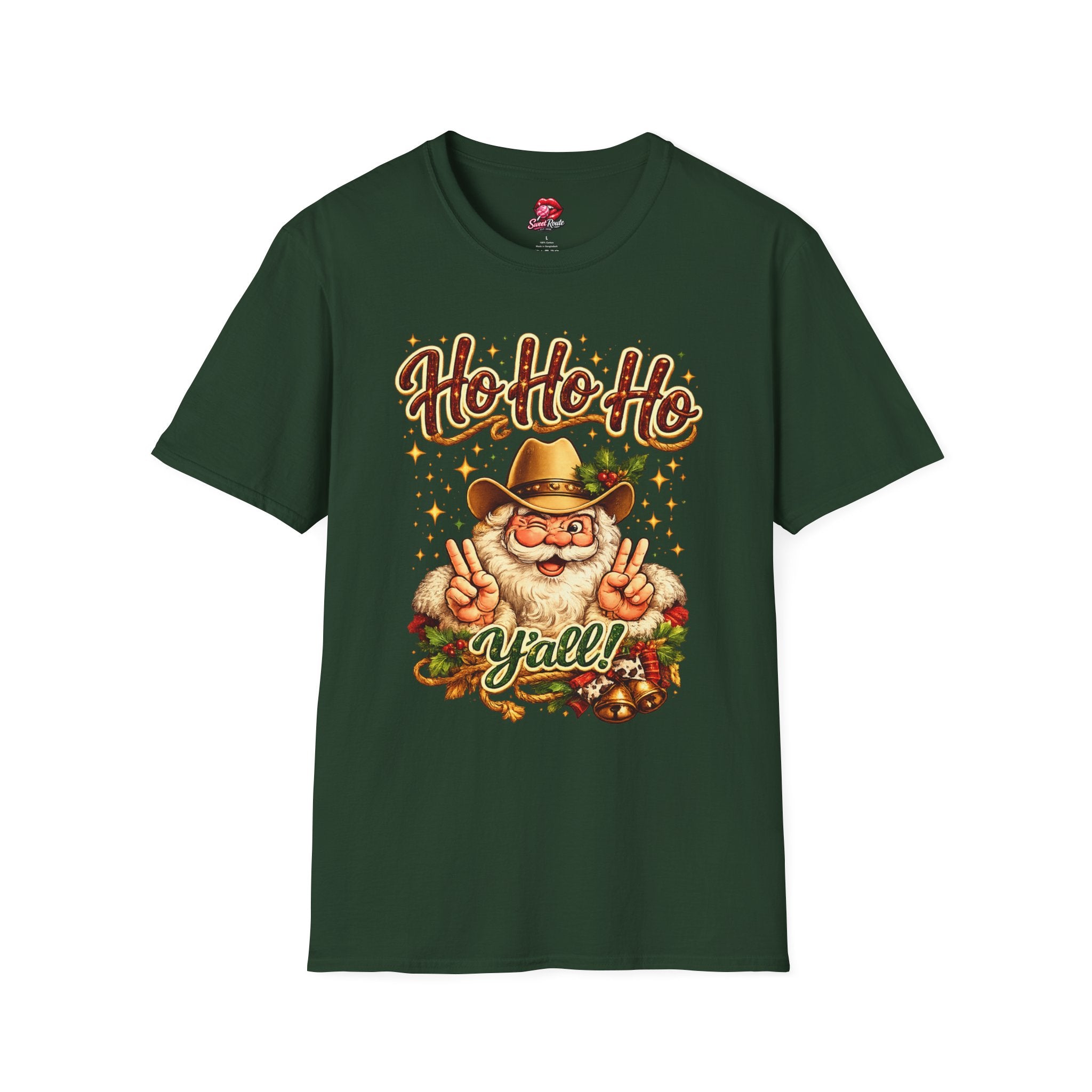 Ho Ho Ho Cowboy Santa T-Shirt