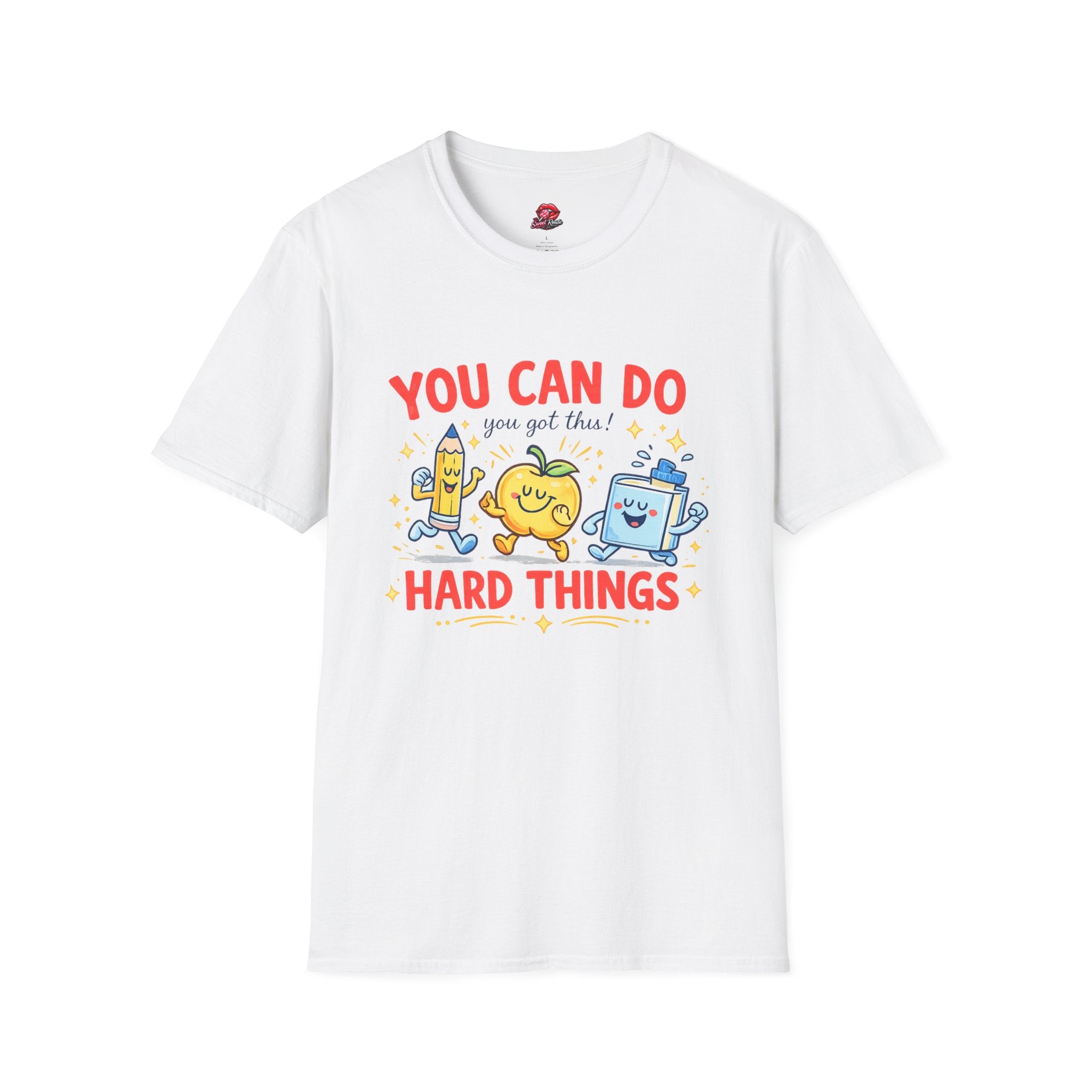 You Can Do Hard Things Teacher T-Shirt | Motivational Classroom Tee | Positive School Shirt | Encouragement Gift for Teachers & Students