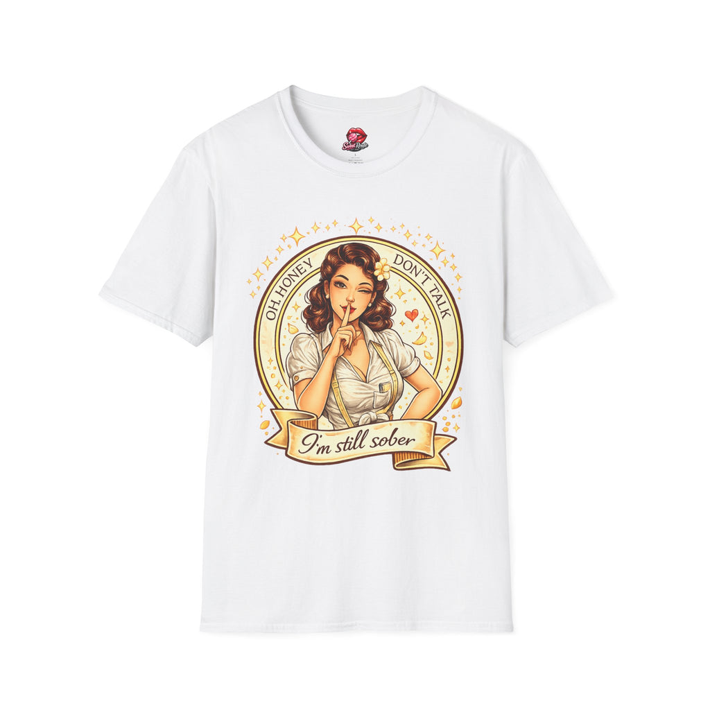 Oh Honey Don't Talk Retro Pinup Tee