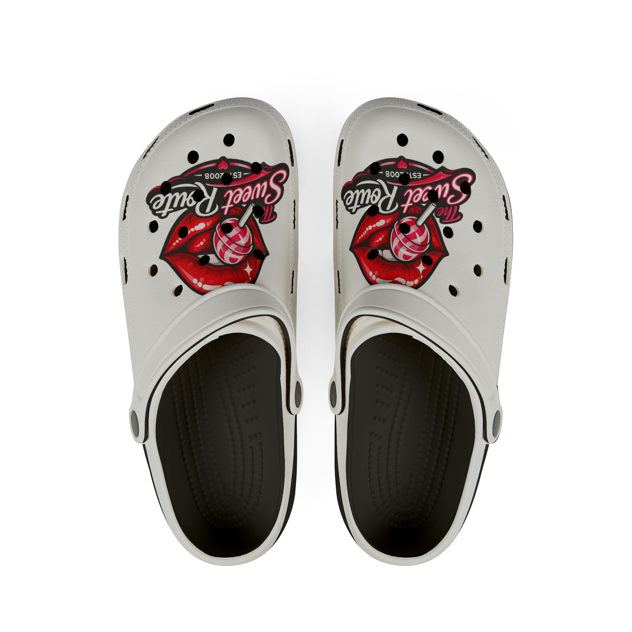 Sweet Route Logo Clogs