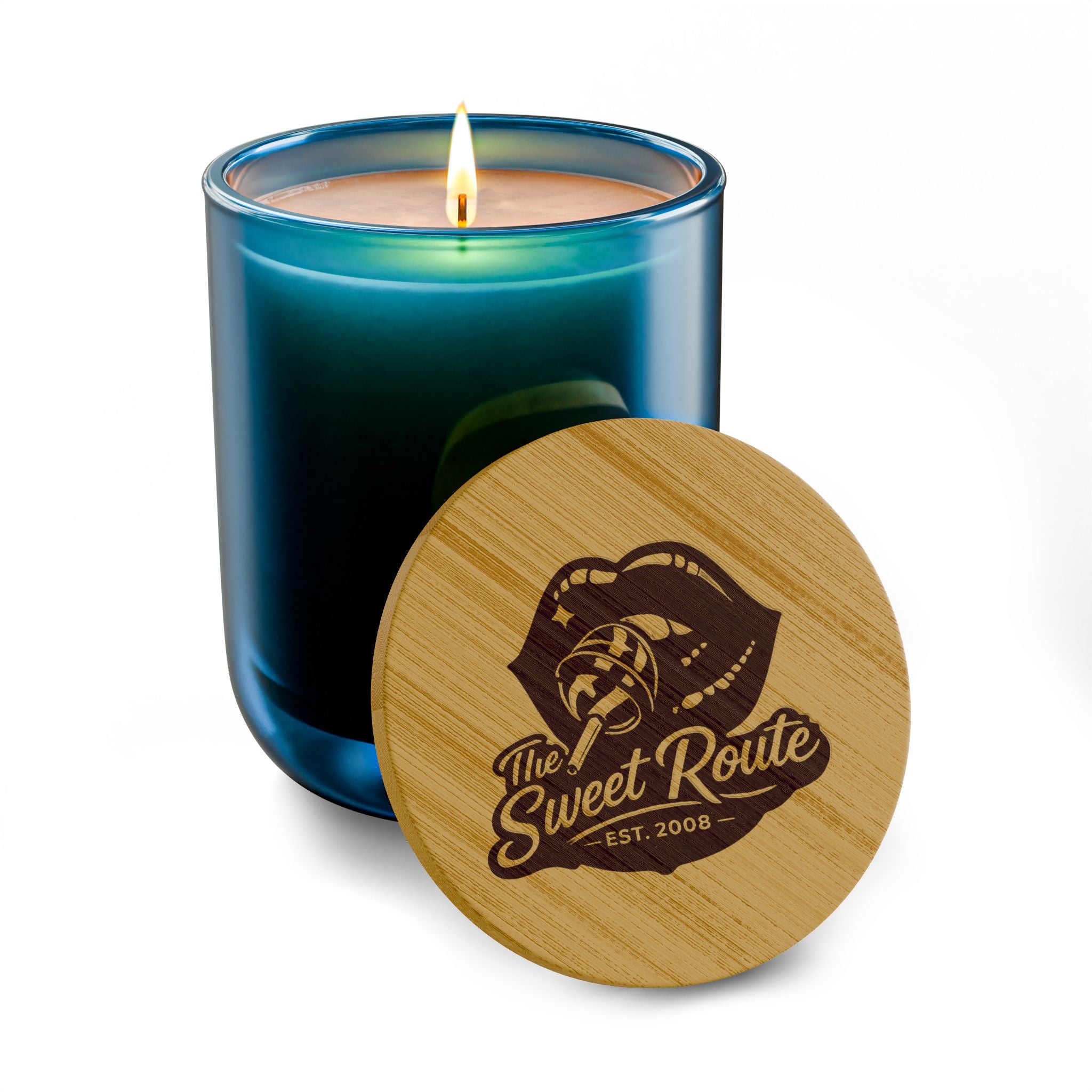 Sweet Route Scented Soy Candle, 14oz (Engraving)