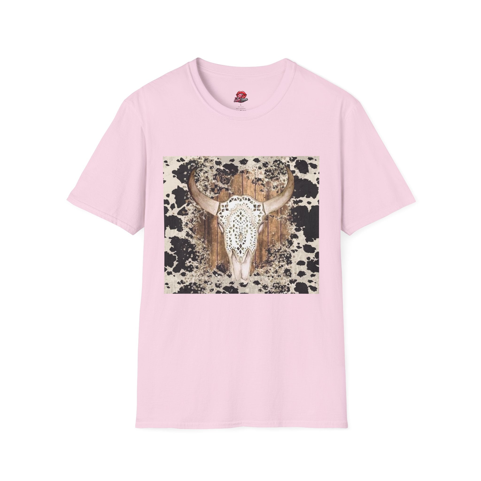 Boho Western Vintage Cowhide Tee